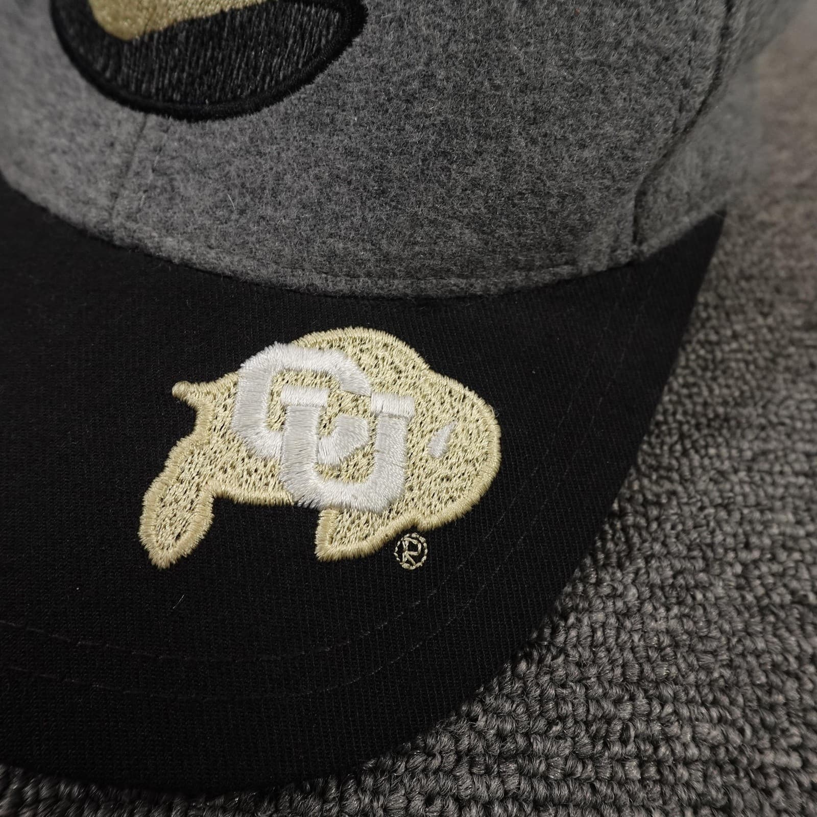 Vintage Colorado Buffaloes Hat Cap Snap One Size Gray NCAA Football Nike 90s - Thumbnail 2