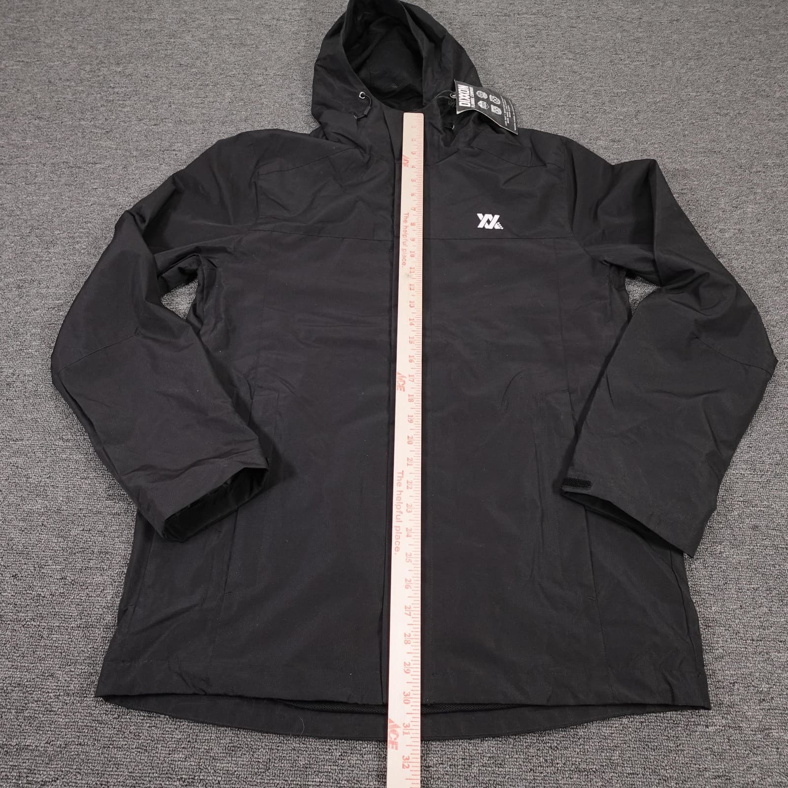 Dixxon Jacket Medium Black Water Resist Windbreaker Full Zip Outdoor Hiking - Thumbnail 7