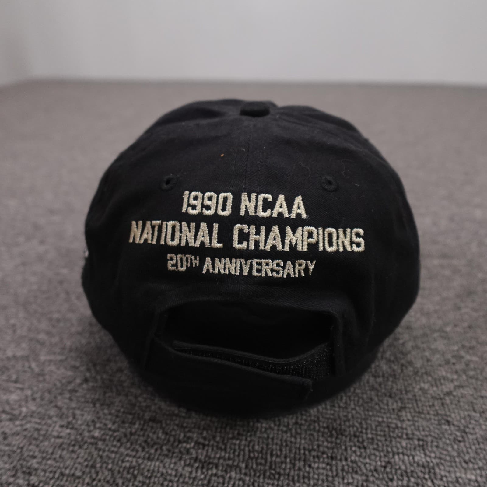 Vintage Colorado Buffaloes Hat Strap Back Black NCAA Jemco Int 1990 Champs - Thumbnail 5