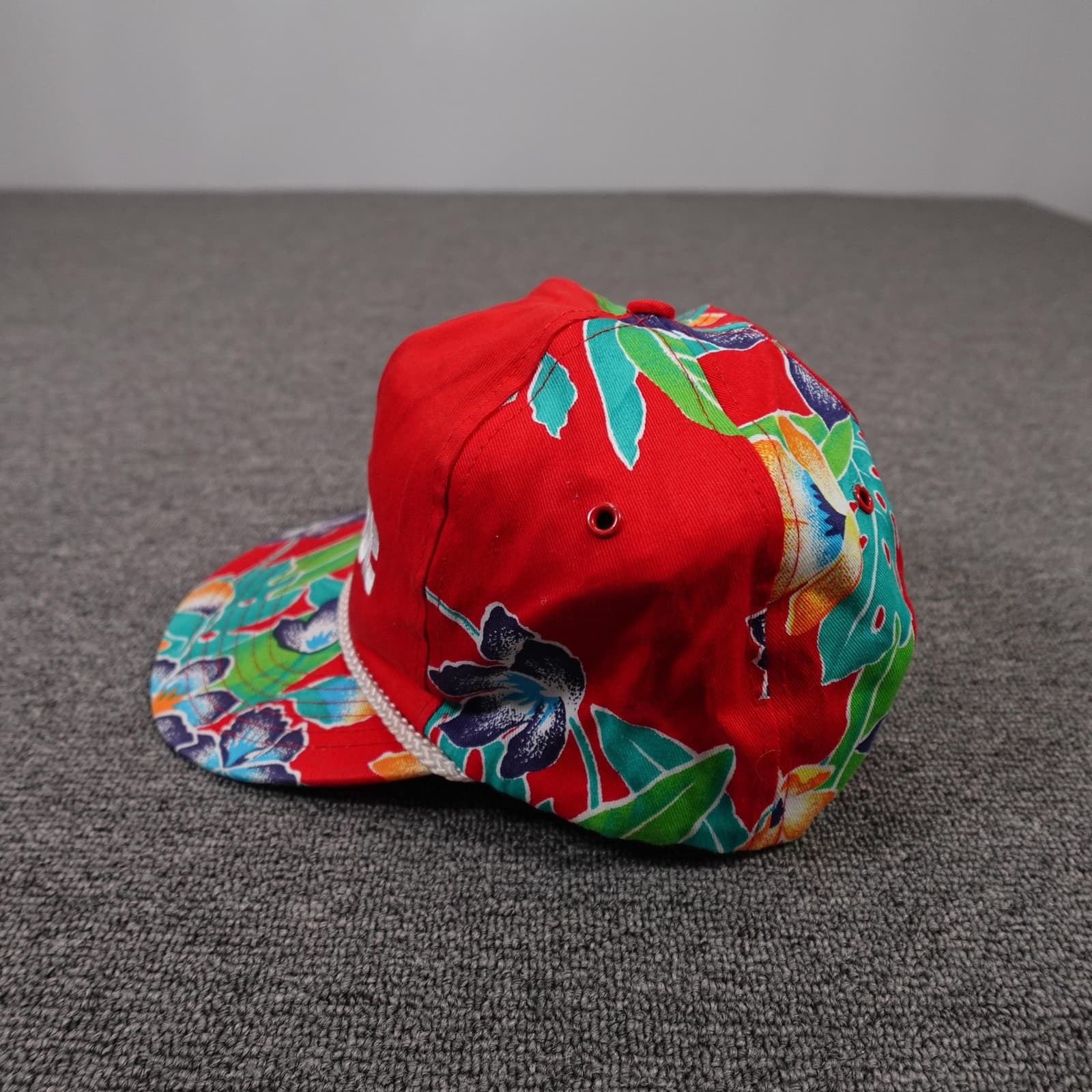 Vintage Dodge Hat Cap Snap Back Motorsport Racing 80s Floral Island Retro - Thumbnail 3