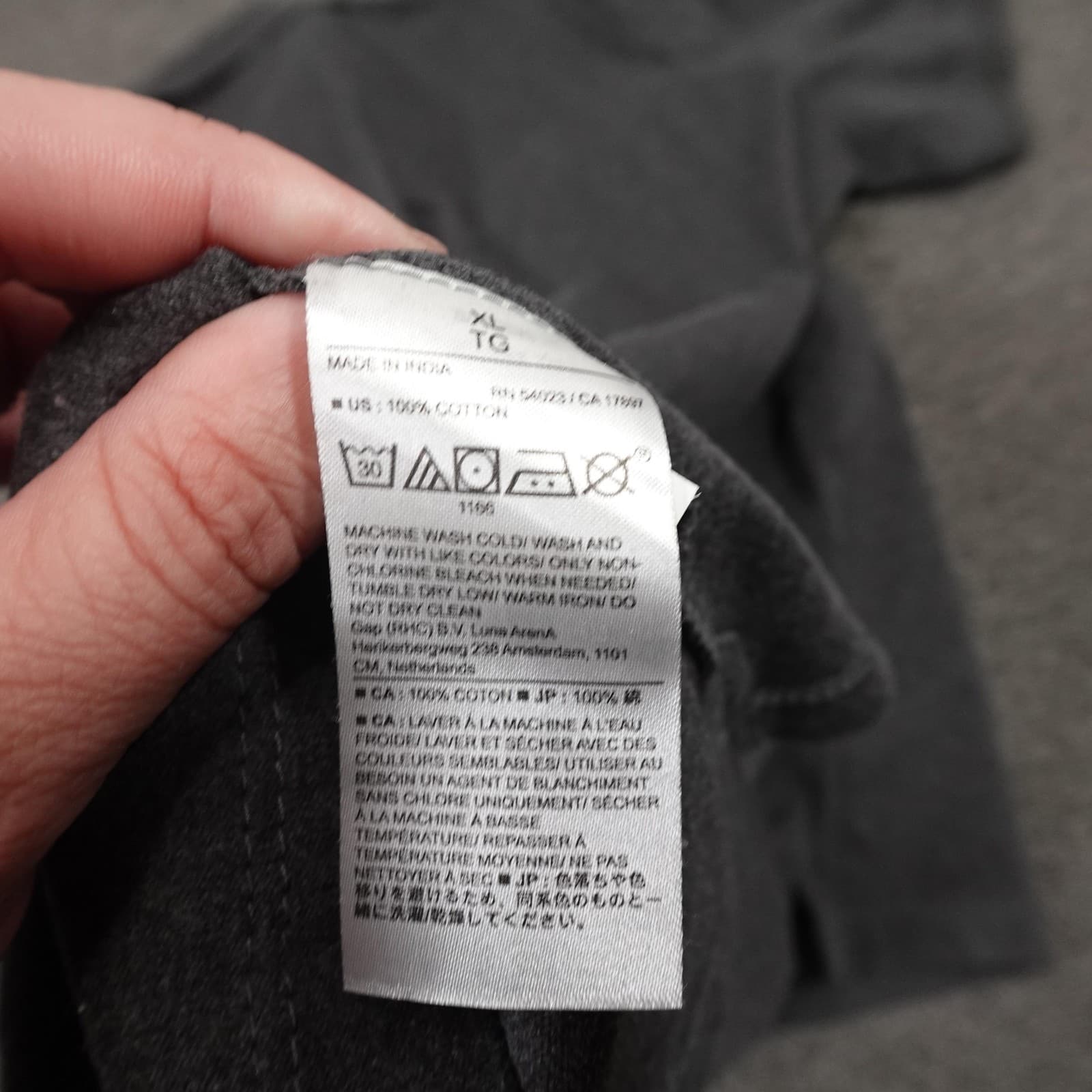 Banana Republic Polo Shirt Mens XL Charcoal Luxe Touch Performance Slim Fit - Thumbnail 7