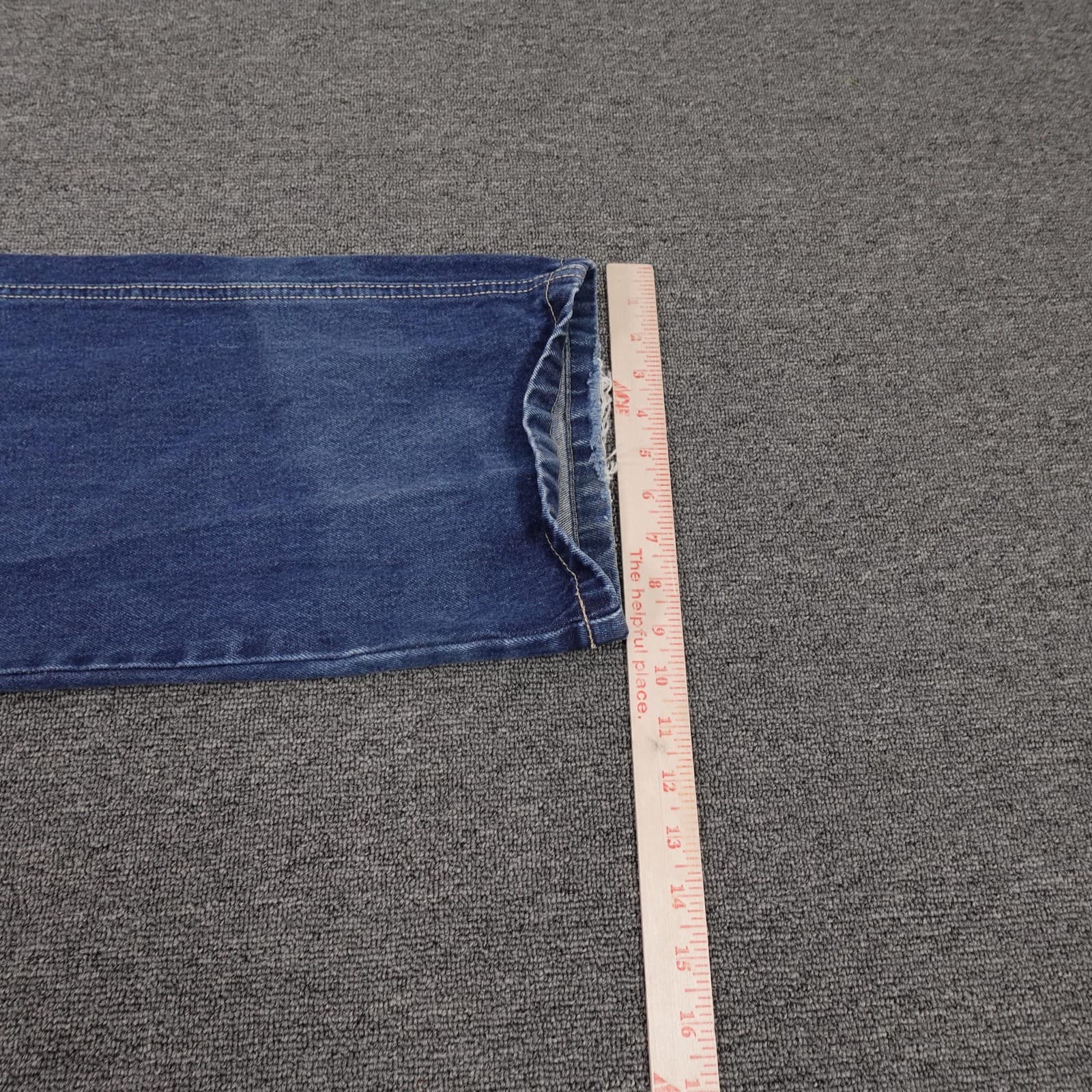 Vintage Mecca Jeans 32x32 Blue Skater Street Relaxed Baggy Distressed Denim Y2k - Thumbnail 11