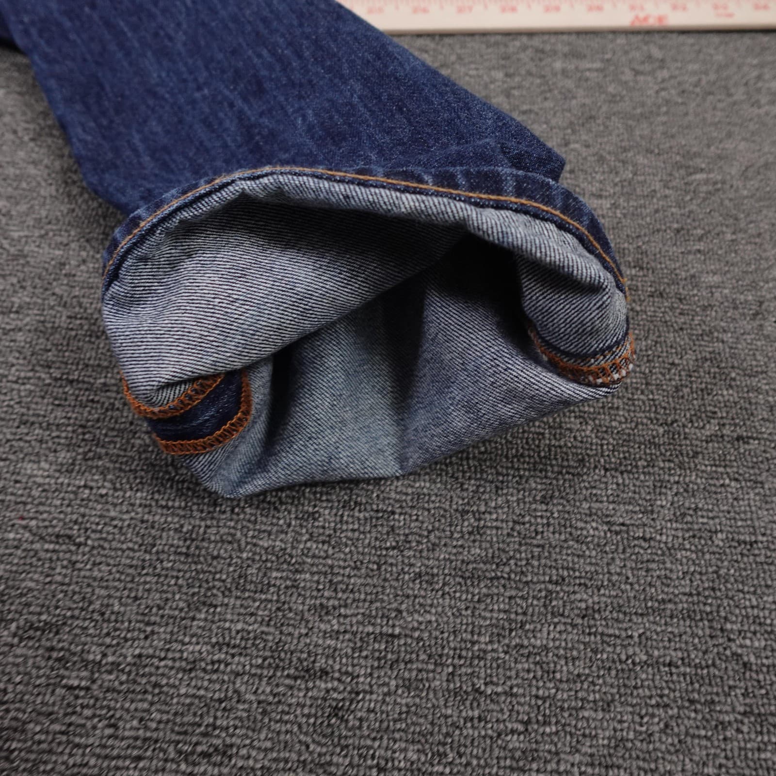 Taylor Stitch Jeans Mens 36x36 Blue Democratic Dark Wash Regular Straight Denim - Thumbnail 10