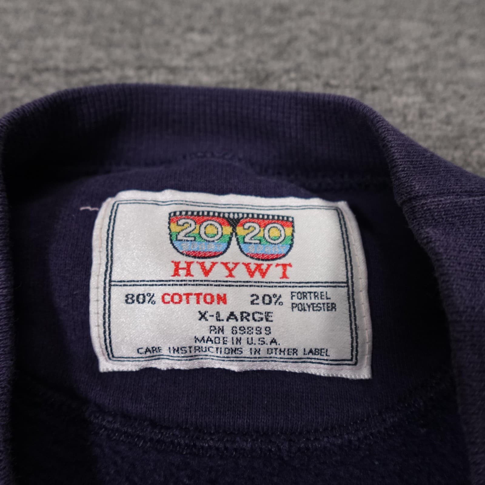 Vintage Notre Dame Fighting Irish Sweatshirt XL Blue NCAA Football USA 90s - Thumbnail 5