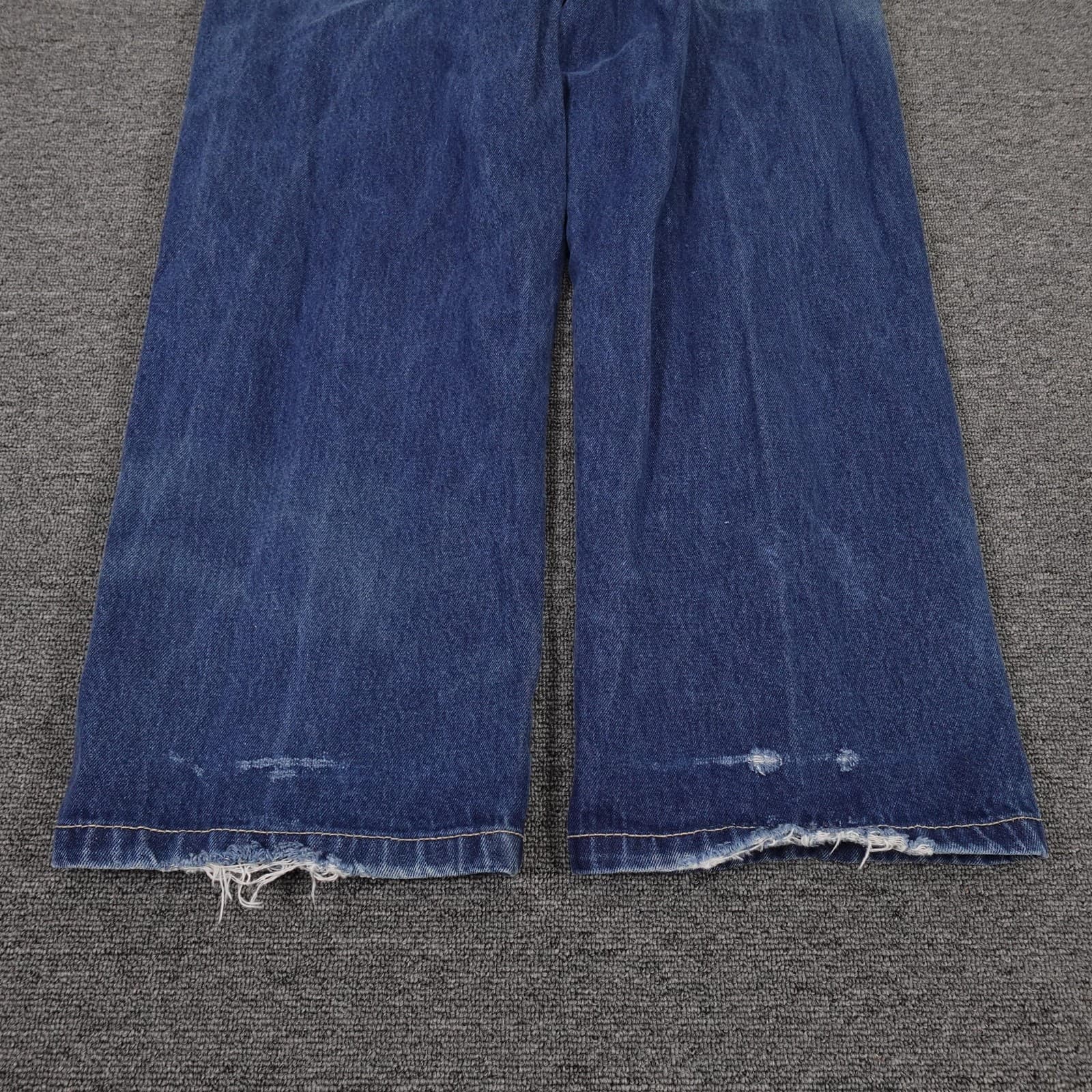 Vintage Mecca Jeans 32x32 Blue Skater Street Relaxed Baggy Distressed Denim Y2k - Thumbnail 7