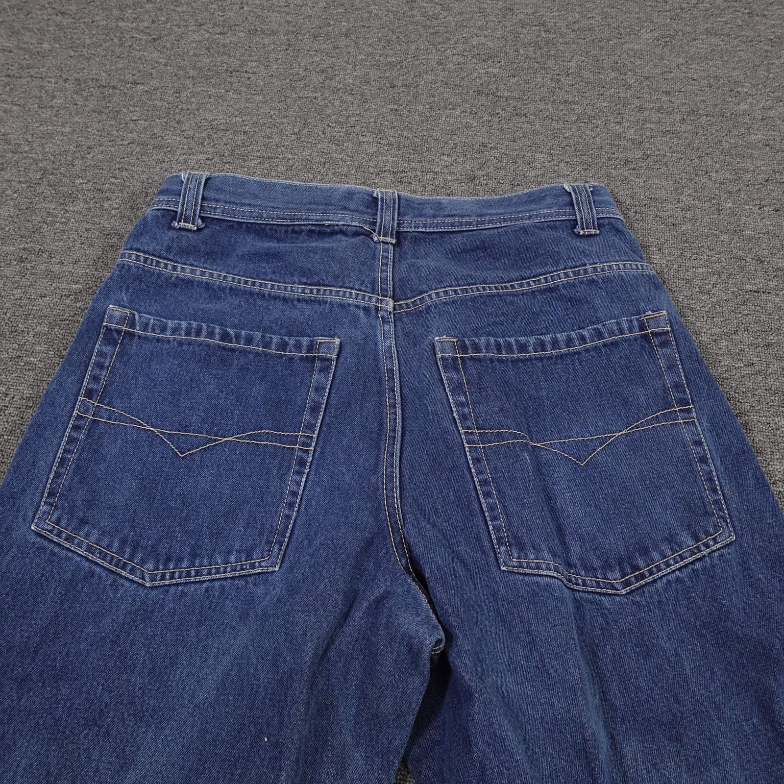 Vintage Mecca Jeans 32x32 Blue Skater Street Relaxed Baggy Distressed Denim Y2k - Thumbnail 8