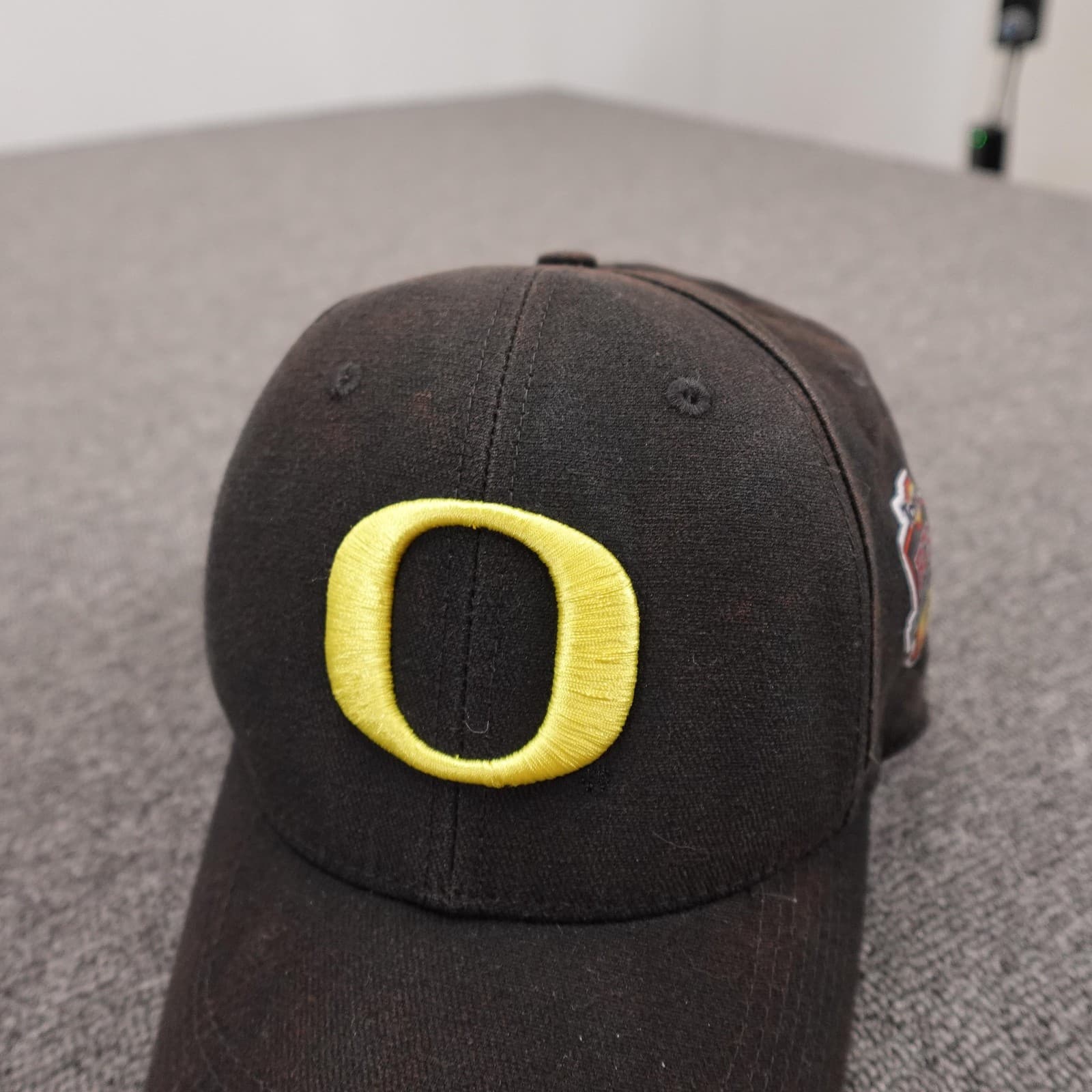 Oregon Ducks Hat Cap Fitted Mens One Size Black NCAA Football Nike Legacy91 BCS - Thumbnail 2