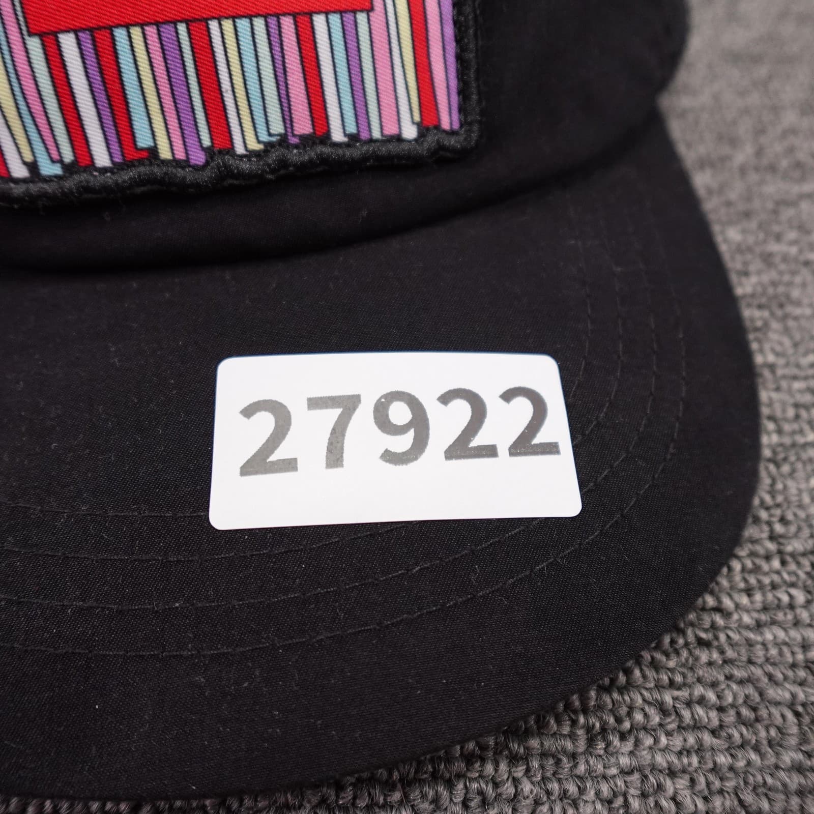 SRAM Hat Cap Strap Back Mens One Size Black Nylon 5 Panel Cycling Baseball - Thumbnail 8