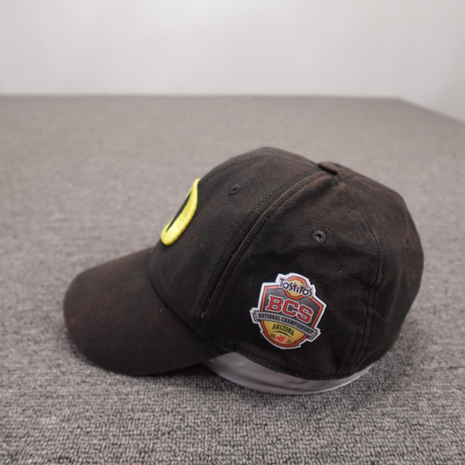 Oregon Ducks Hat Cap Fitted Mens One Size Black NCAA Football Nike Legacy91 BCS - Thumbnail 3