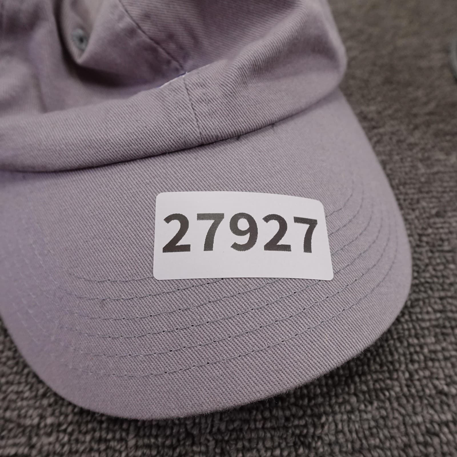 Champion Hat Cap Strap Back Mens One Size Purple Twill Baseball Logo Embroidered - Thumbnail 9
