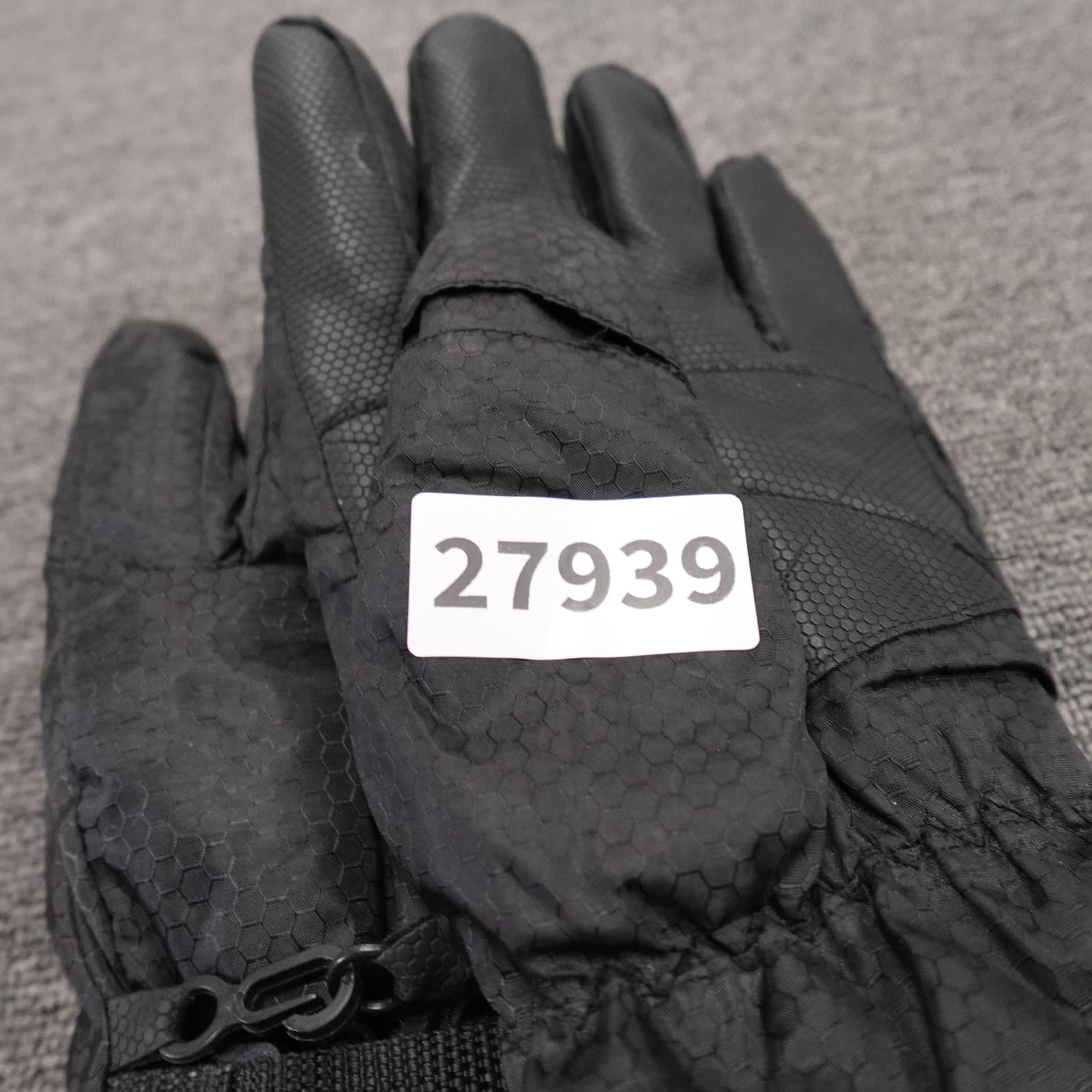 Thinsulate Gloves Mens XL Black Microfiber Insulated Lined Ski Winter Grip Palm - Thumbnail 6