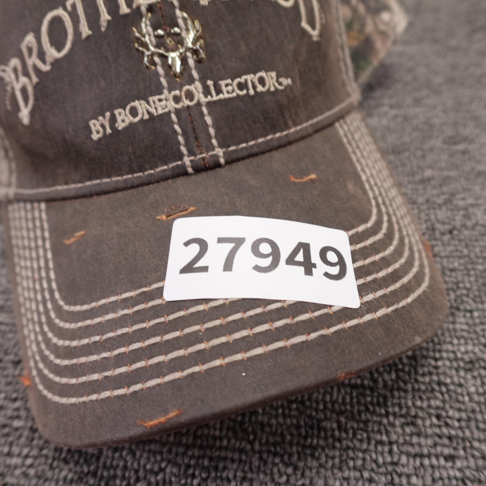 Paramount Outdoors Bone Collector Hat Cap Strap Back Mens One Size Brown Camo - Thumbnail 9