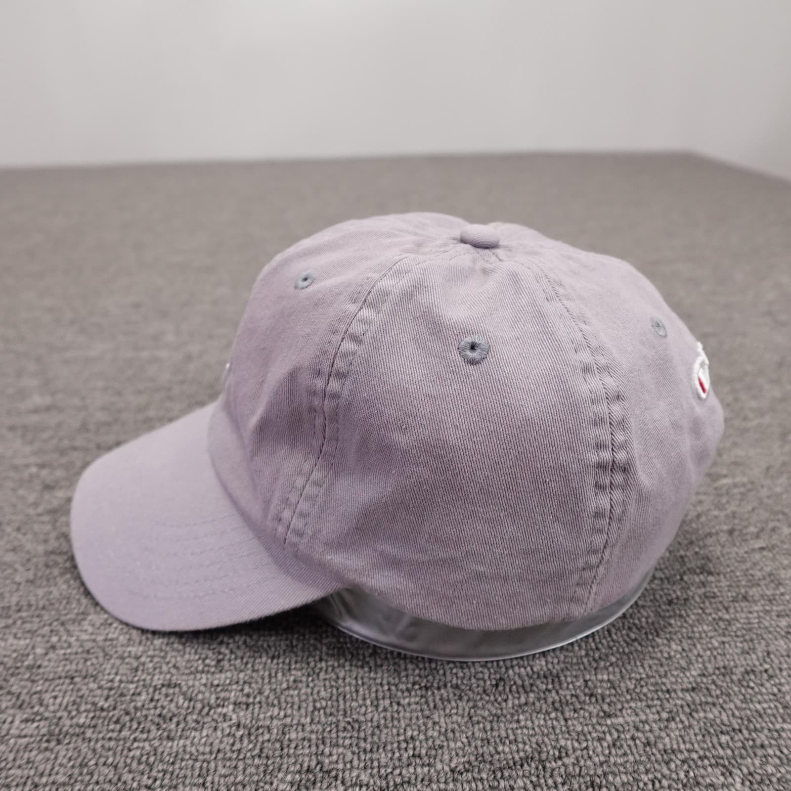 Champion Hat Cap Strap Back Mens One Size Purple Twill Baseball Logo Embroidered - Thumbnail 3