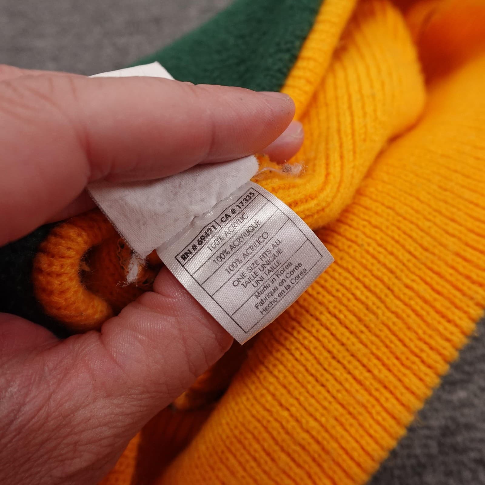 Green Bay Packers Hat Beanie Mens One Size Green NFL Football Fleece Knit - Thumbnail 5