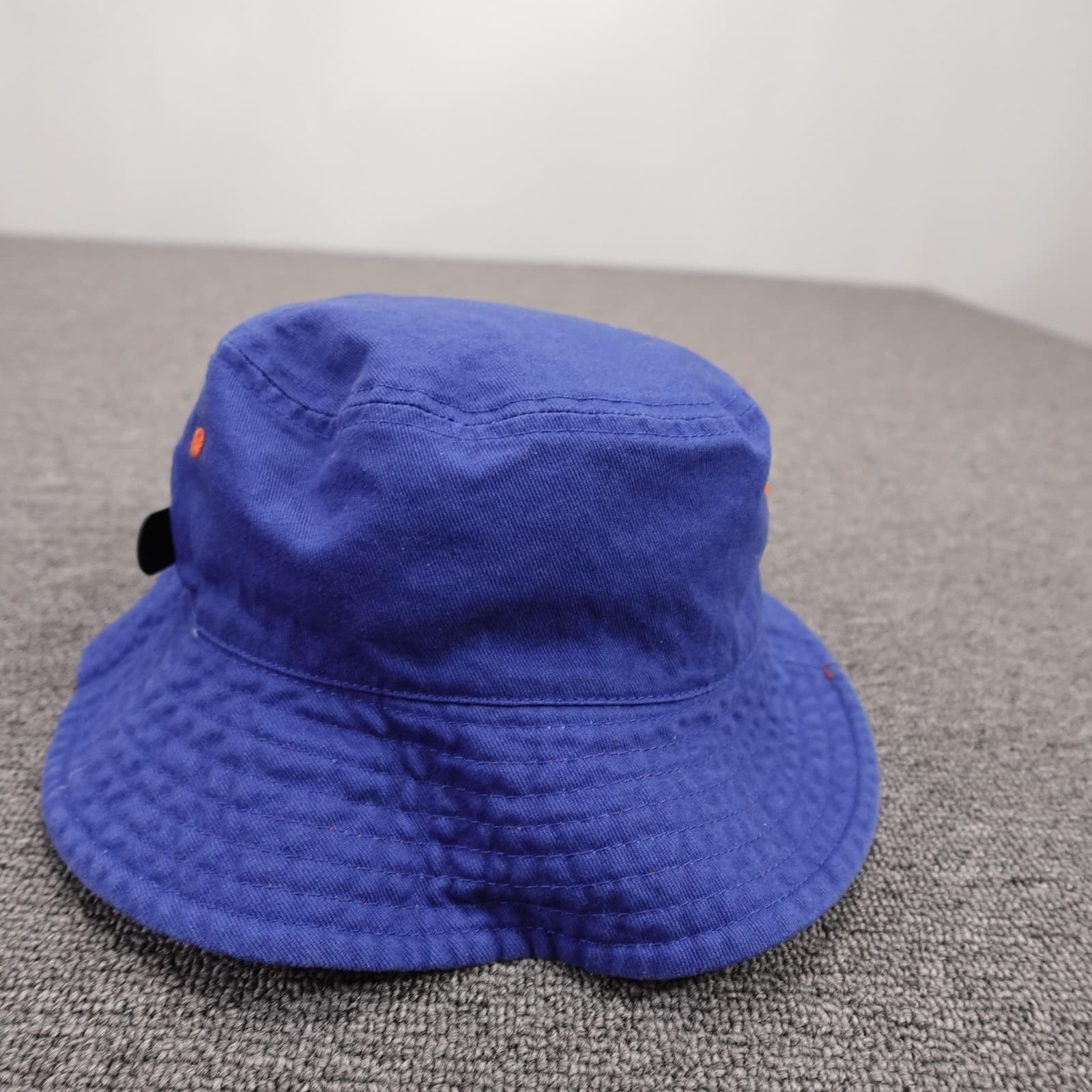 All City New York Hat Bucket Fitted Mens One Size Blue Twill Patch Embroidered - Thumbnail 4