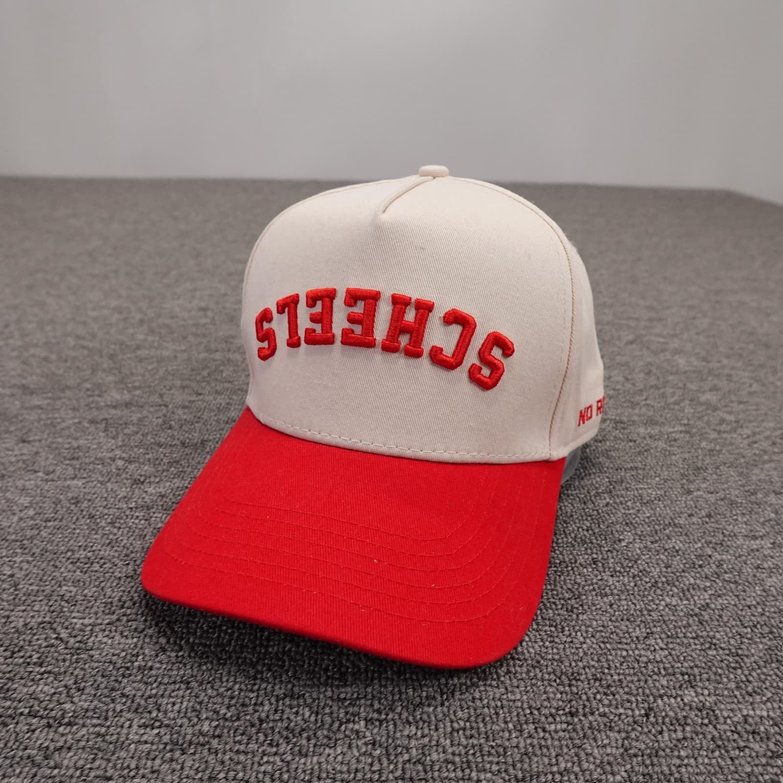 Scheels No Rivals Hat Cap Snap Back Mens One Size Red Twill Sports Baseball