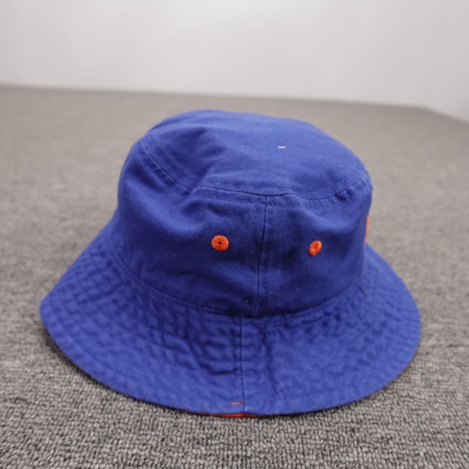 All City New York Hat Bucket Fitted Mens One Size Blue Twill Patch Embroidered - Thumbnail 5