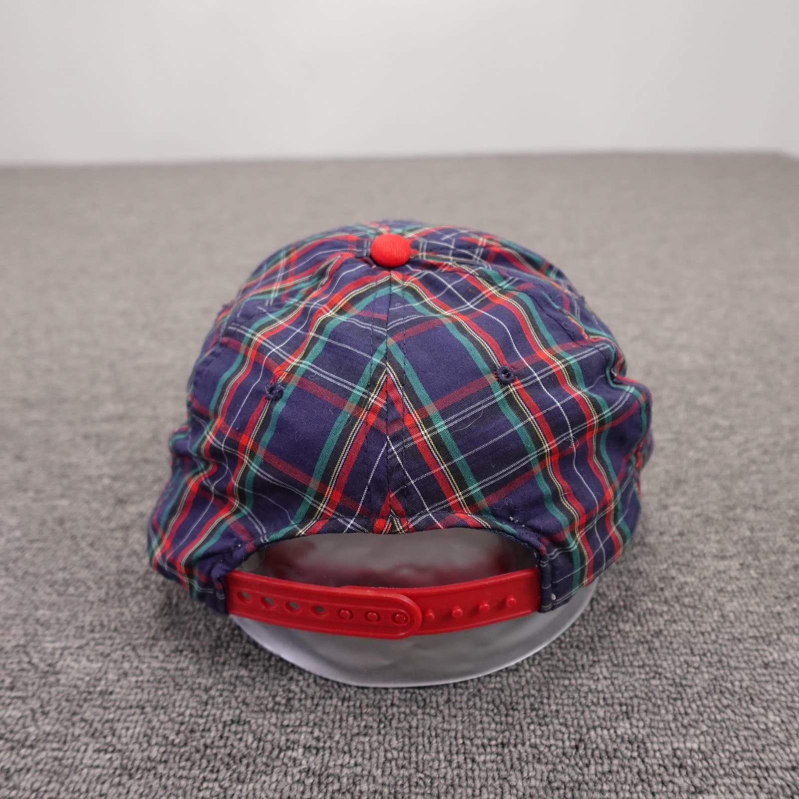 Vintage The Coeur D'Alene Hat Cap Snap Back Mens One Size Plaid Golf Baseball - Thumbnail 4