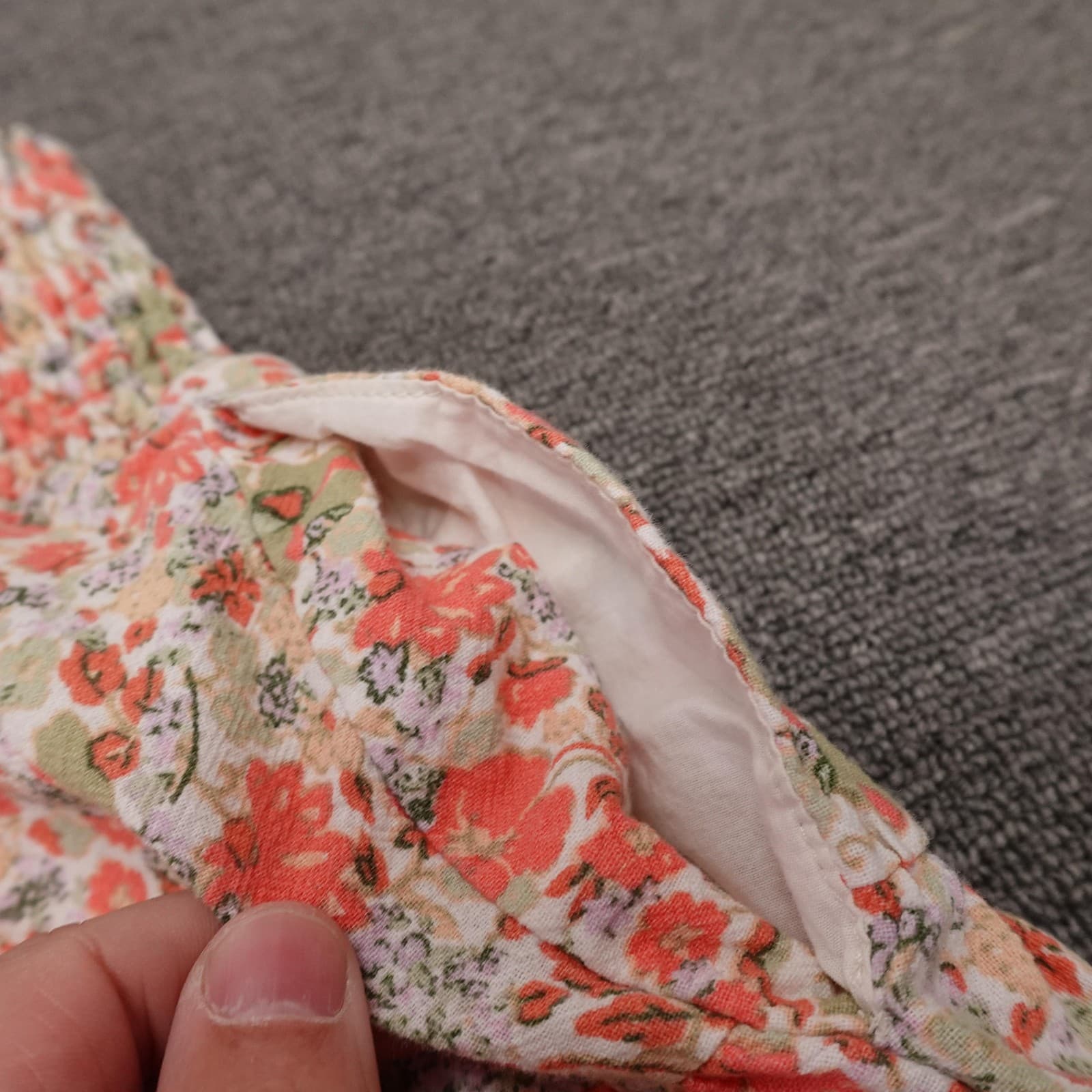 Universal Thread Skirt Womens L Multicolor Floral Peasant Midi Elastic Waist - Thumbnail 4