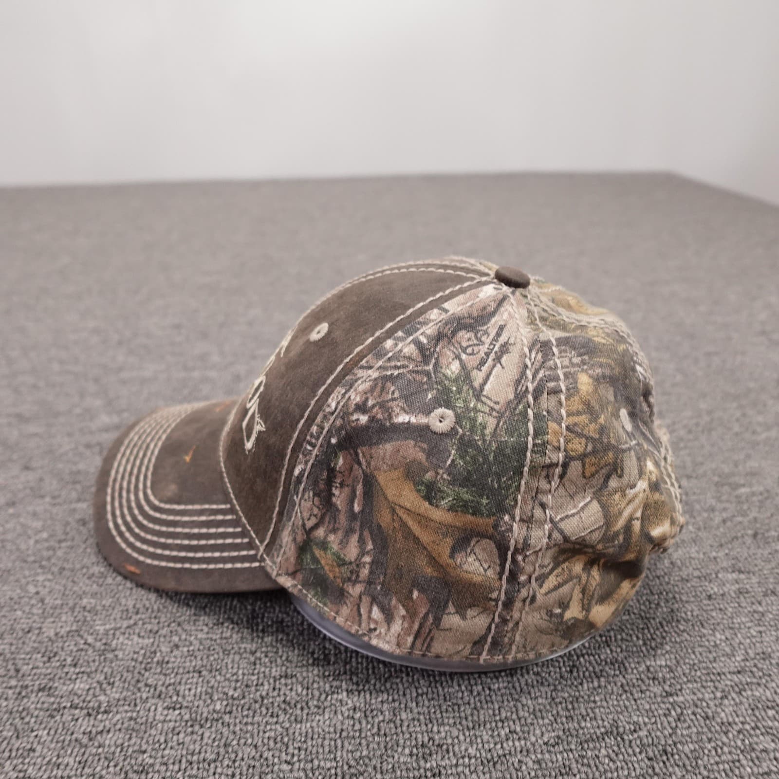 Paramount Outdoors Bone Collector Hat Cap Strap Back Mens One Size Brown Camo - Thumbnail 3
