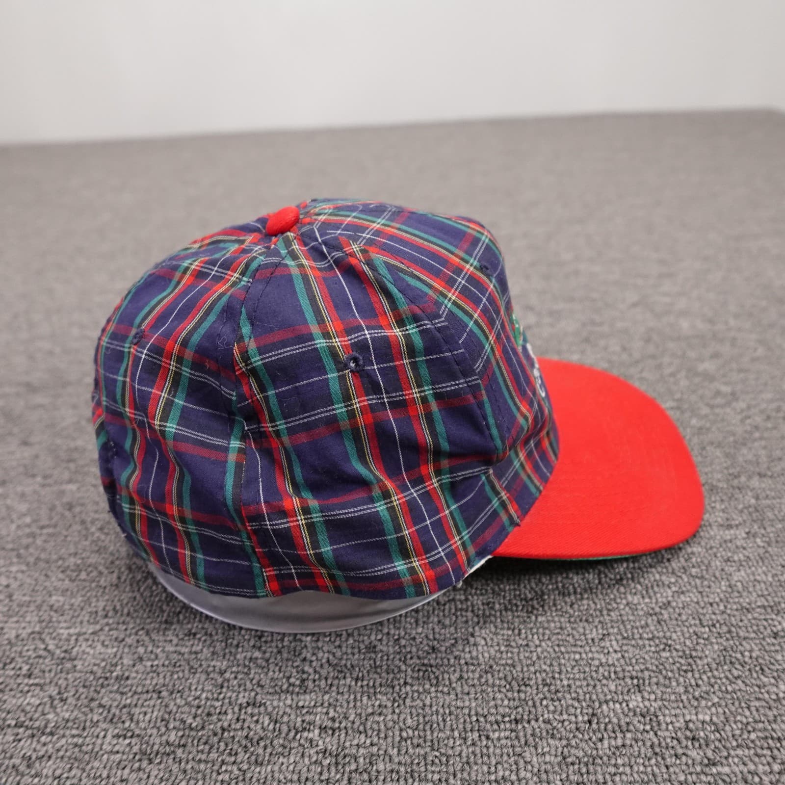 Vintage The Coeur D'Alene Hat Cap Snap Back Mens One Size Plaid Golf Baseball - Thumbnail 5