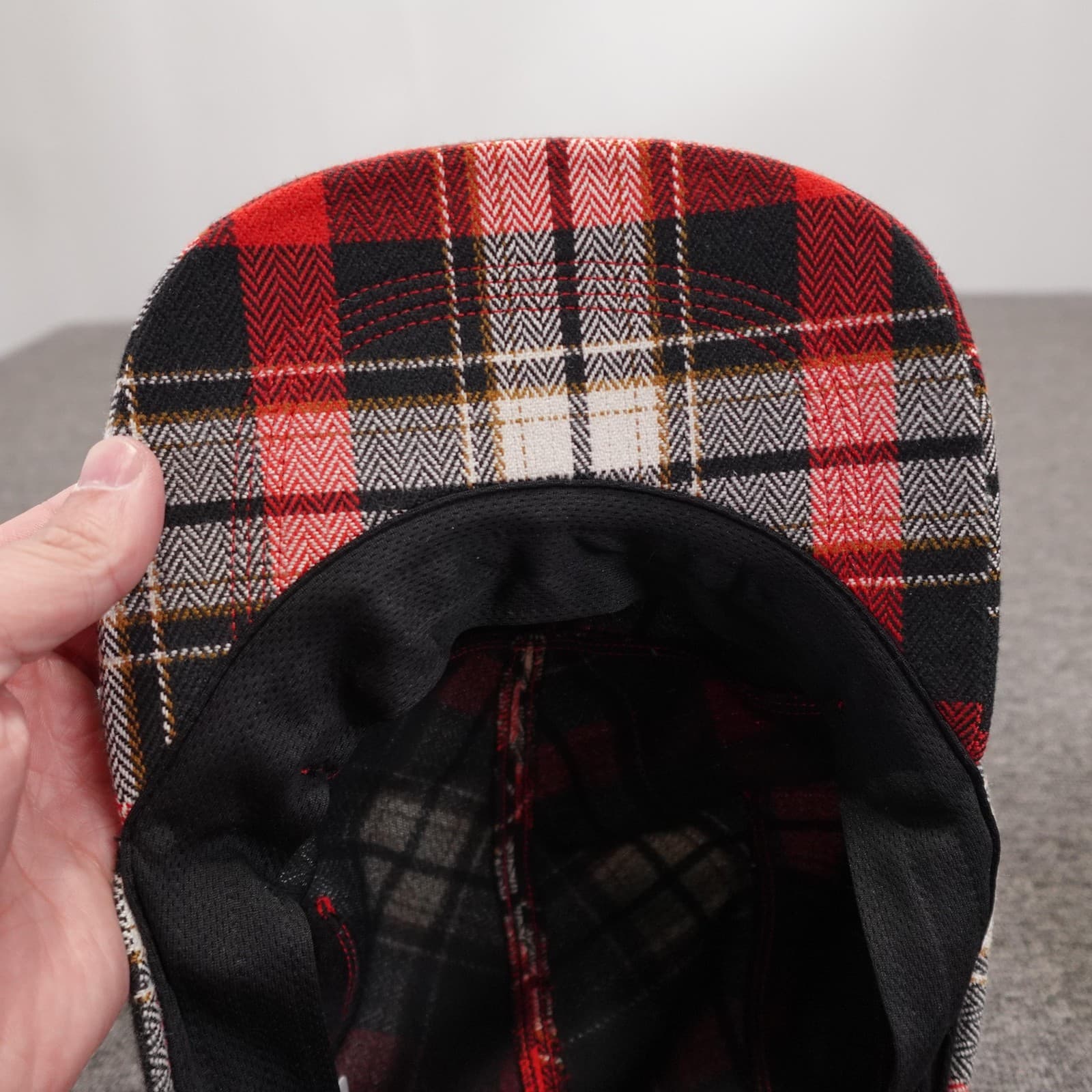 Outdoor Research Hat Cap Strap Back Mens One Size Red Plaid Flannel 5 Panel - Thumbnail 8