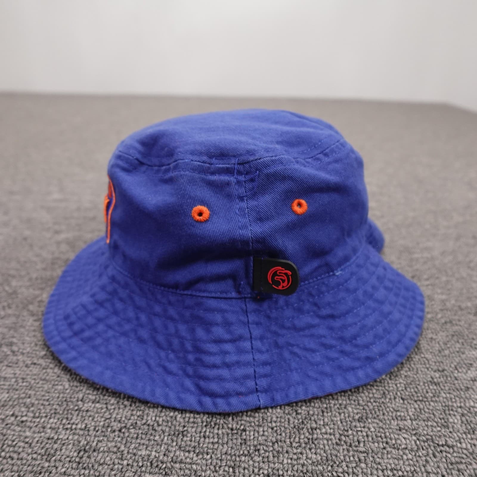 All City New York Hat Bucket Fitted Mens One Size Blue Twill Patch Embroidered - Thumbnail 3