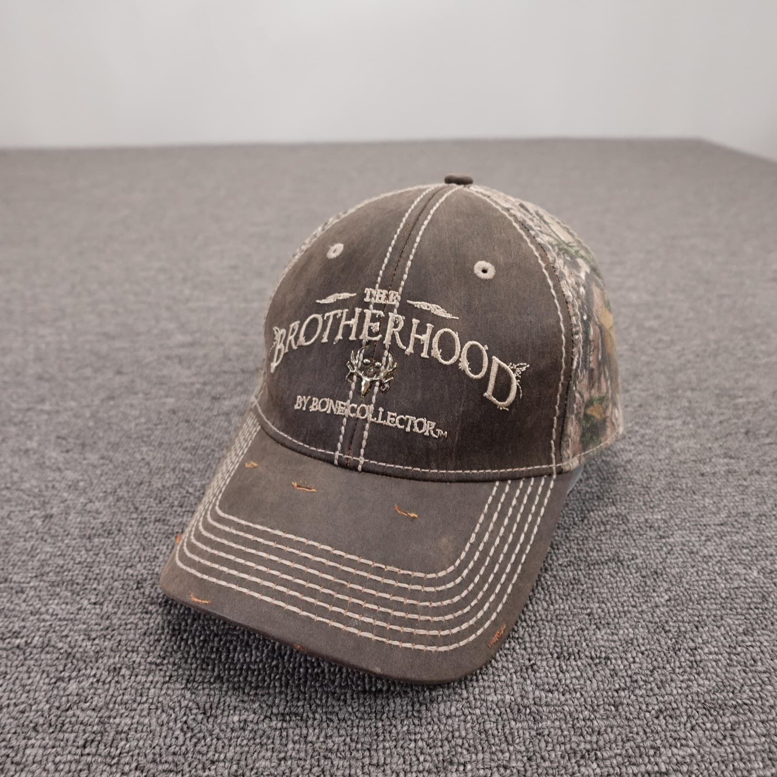 Paramount Outdoors Bone Collector Hat Cap Strap Back Mens One Size Brown Camo