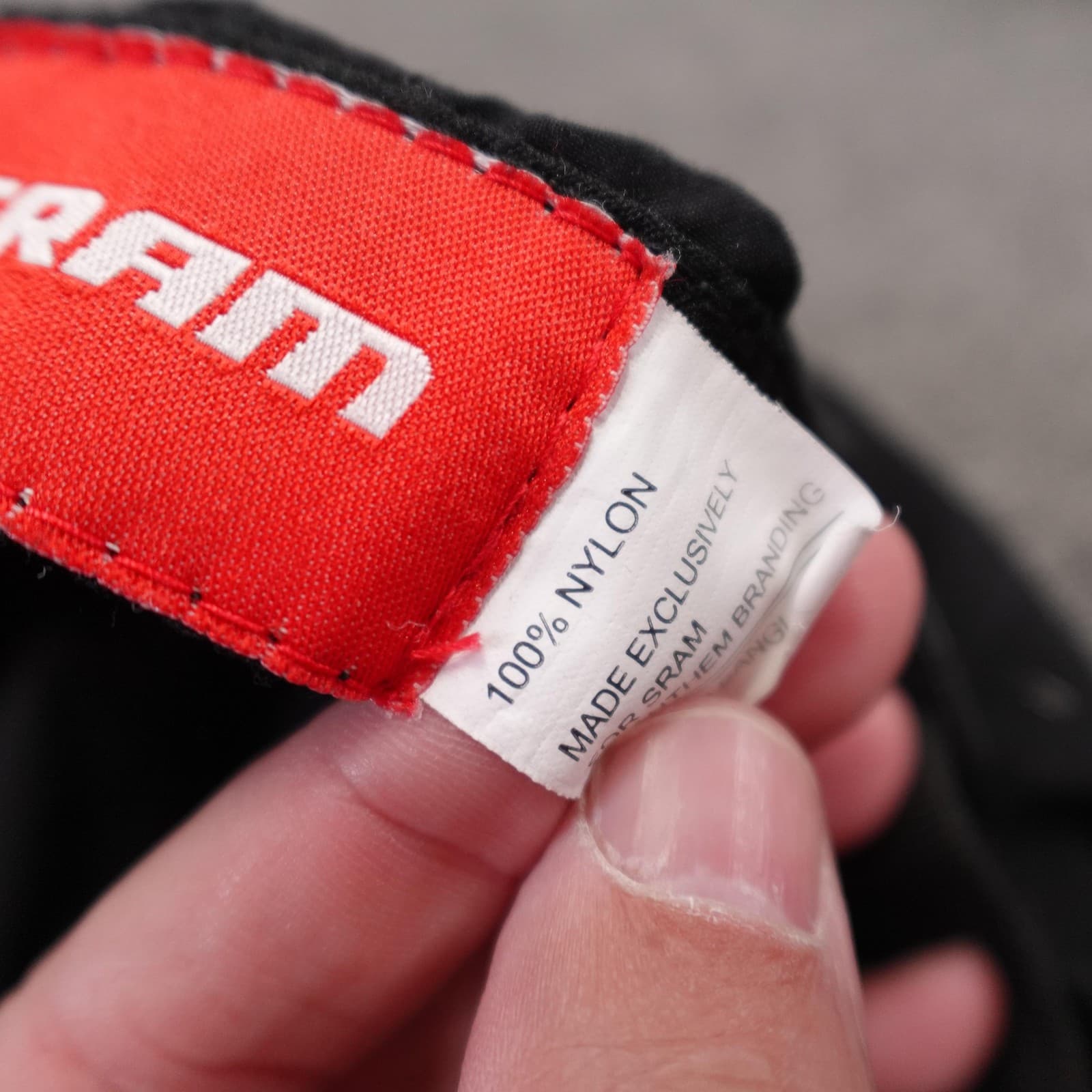 SRAM Hat Cap Strap Back Mens One Size Black Nylon 5 Panel Cycling Baseball - Thumbnail 7