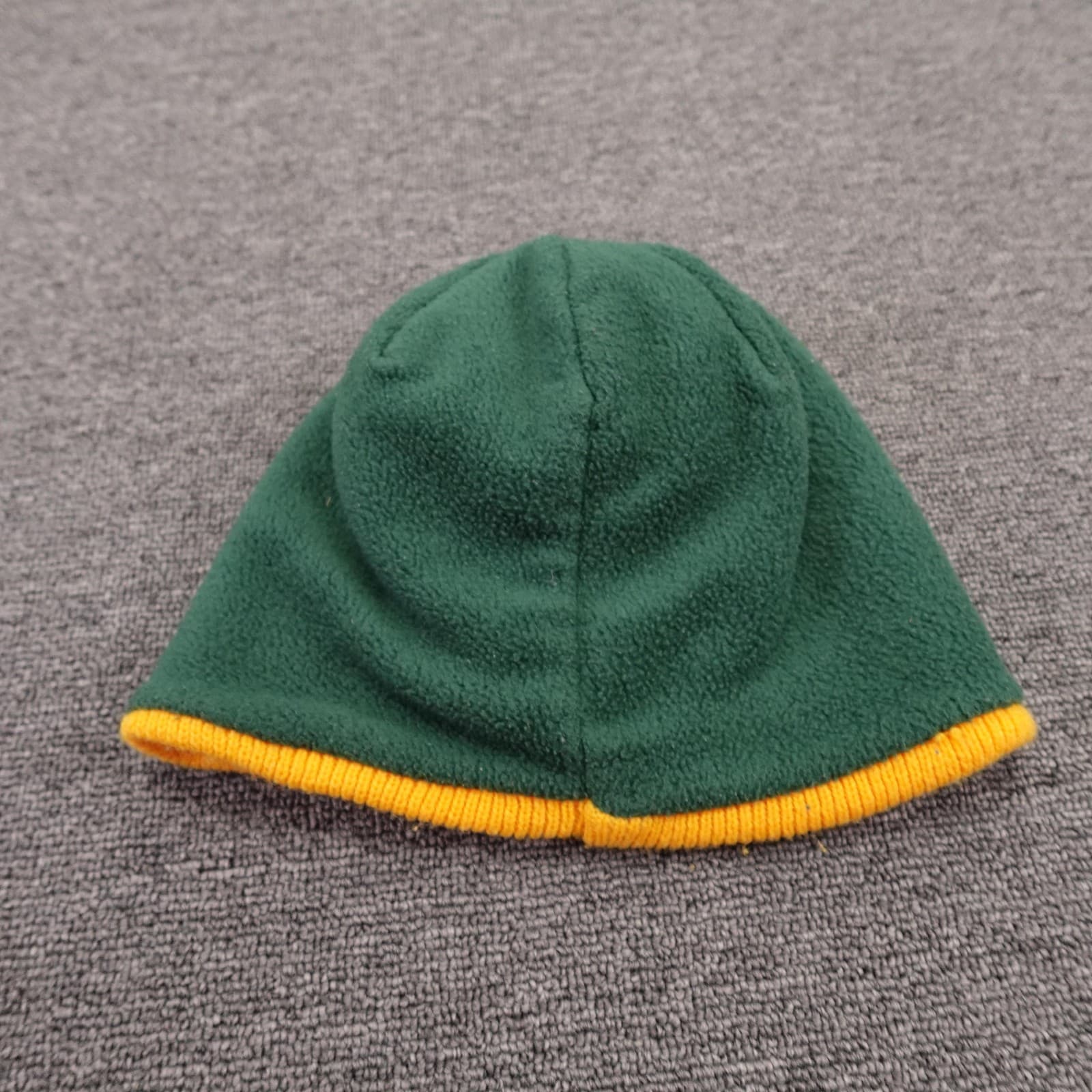 Green Bay Packers Hat Beanie Mens One Size Green NFL Football Fleece Knit - Thumbnail 3