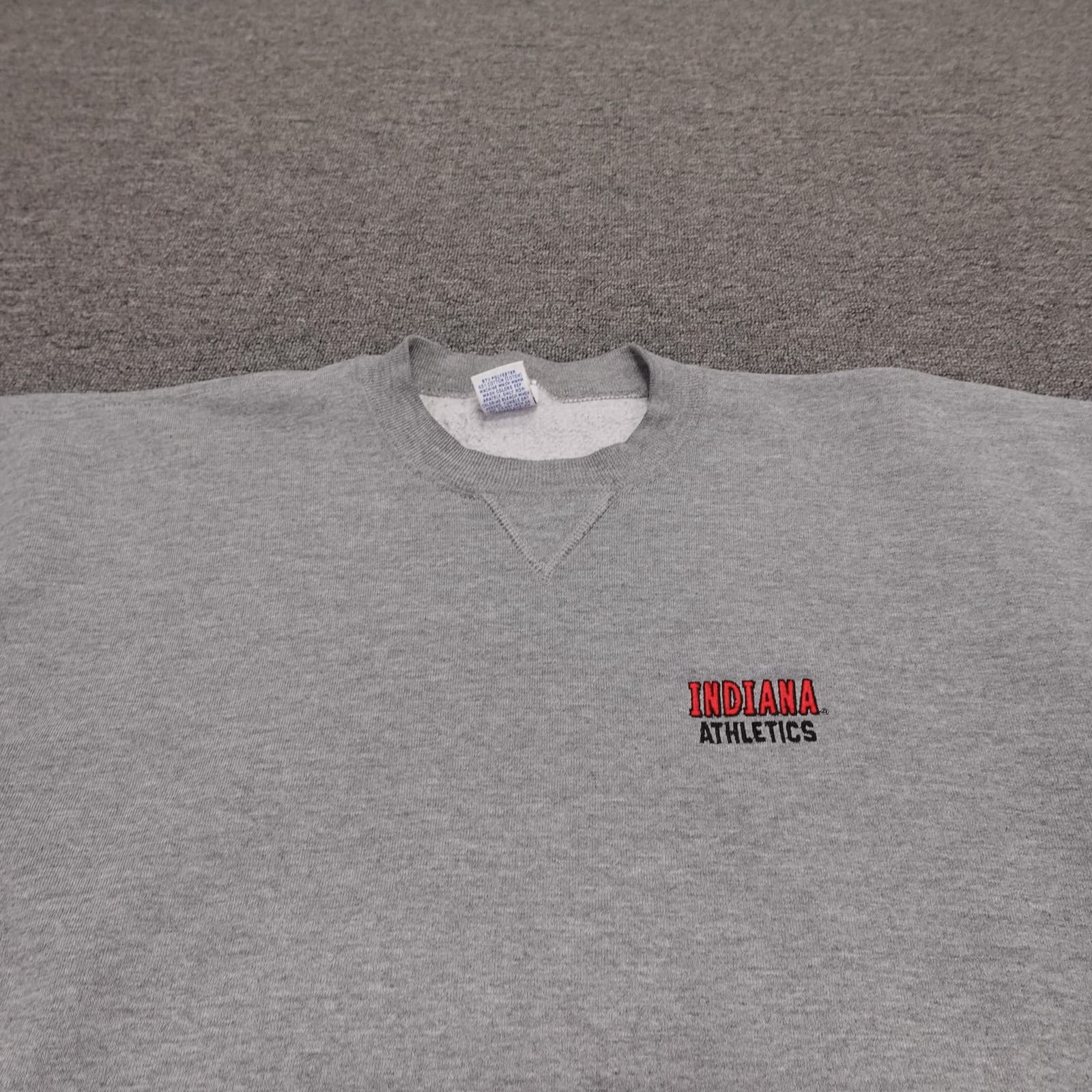 Vintage Indiana Hoosiers Sweatshirt Mens XL Gray NCAA College Russell Athletic - Thumbnail 2