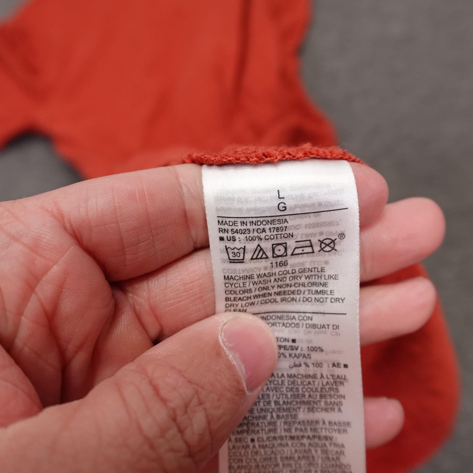 Old Navy T-Shirt Dress Womens Large Orange Short Sleeve Elastic Waist Cotton - Thumbnail 6