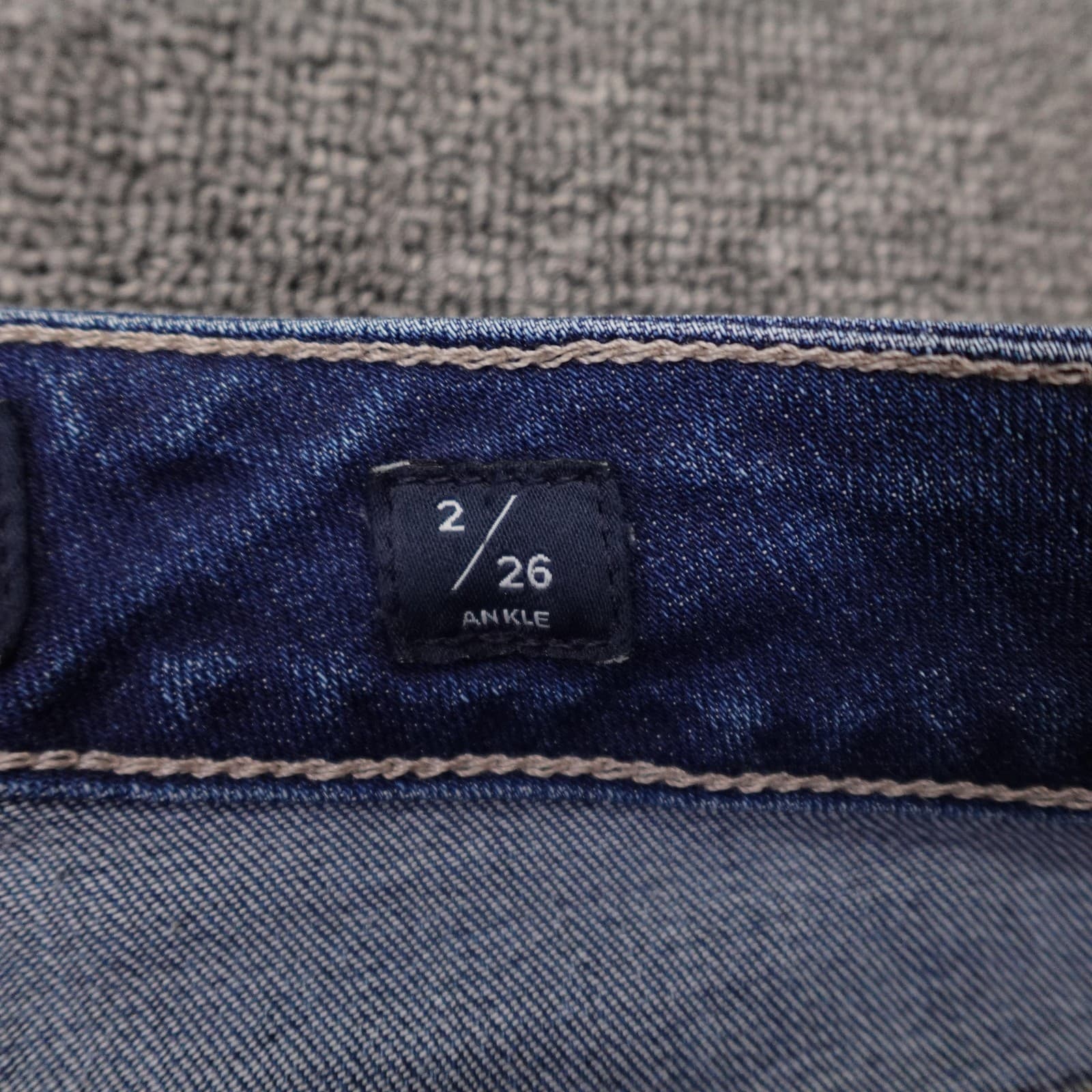 Lucky Brand Jeans Womens 2/26 Blue Medium Mid Rise Skinny Lolita Ankle Denim - Thumbnail 4