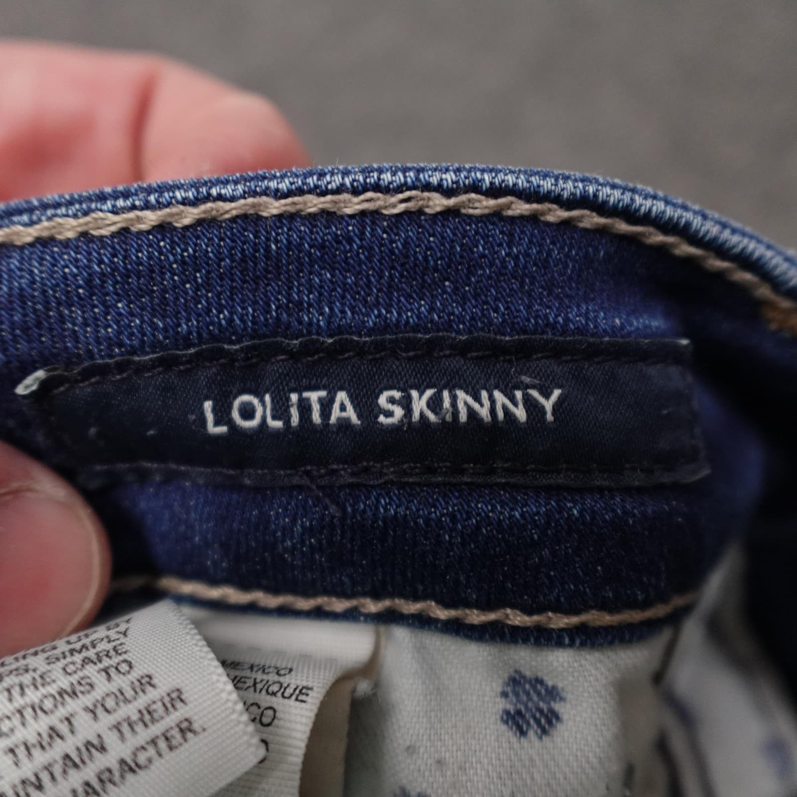 Lucky Brand Jeans Womens 2/26 Blue Medium Mid Rise Skinny Lolita Ankle Denim - Thumbnail 6