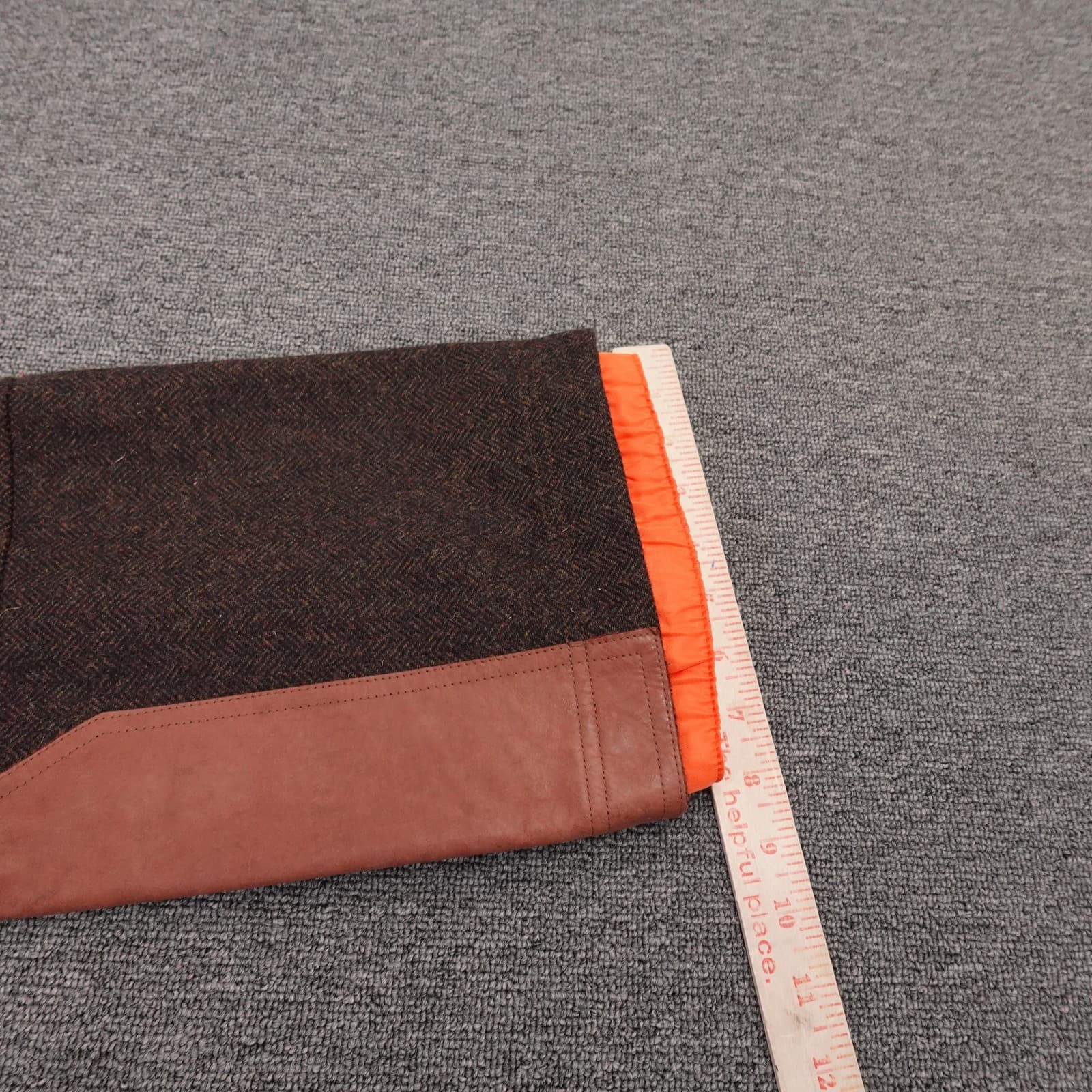 Alps & Meters Snow Pants Mens Large Brown Alpine Winter Trouser Wool Ski - Thumbnail 15