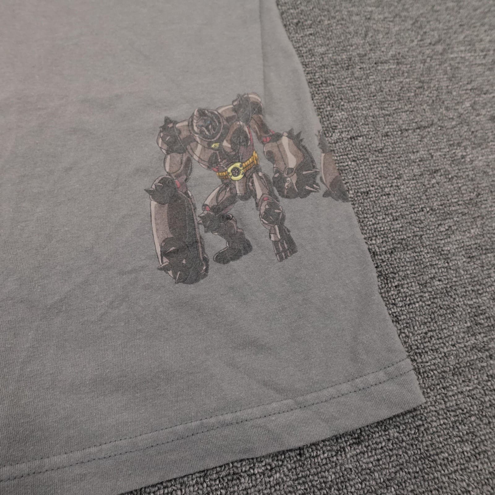One Punch Man Shirt Mens XL Gray BAIT Saitama Villains Anime Double Sided - Thumbnail 3