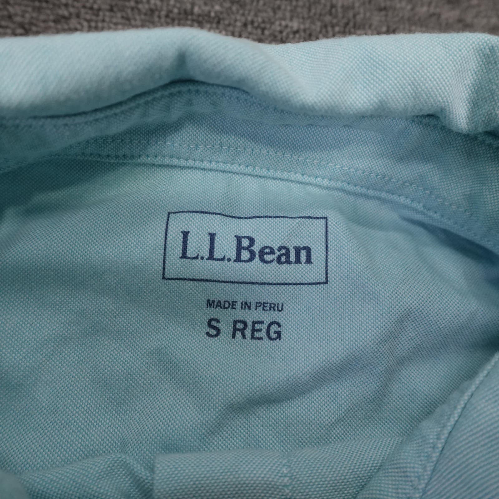L.L.Bean Shirt Womens Small Blue 100% Cotton Sleeveless Button Up Top Casual - Thumbnail 3