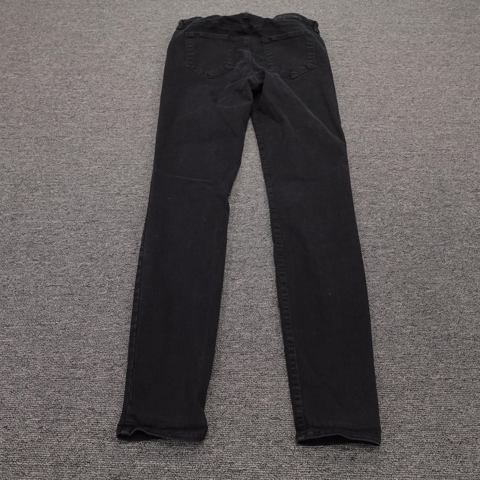 L'AGENCE Jeans Womens 31 Black Charcoal Wash Mid Rise Slim Skinny 31x30 Denim - Thumbnail 6