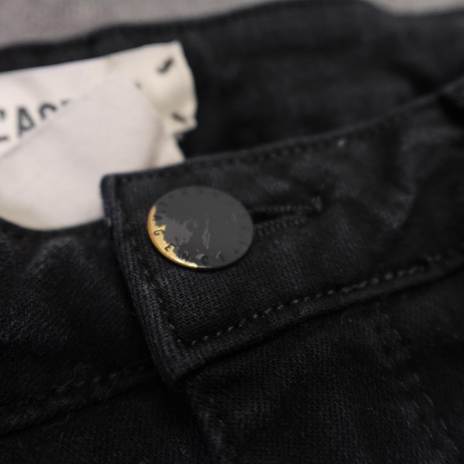 L'AGENCE Jeans Womens 31 Black Charcoal Wash Mid Rise Slim Skinny 31x30 Denim - Thumbnail 7