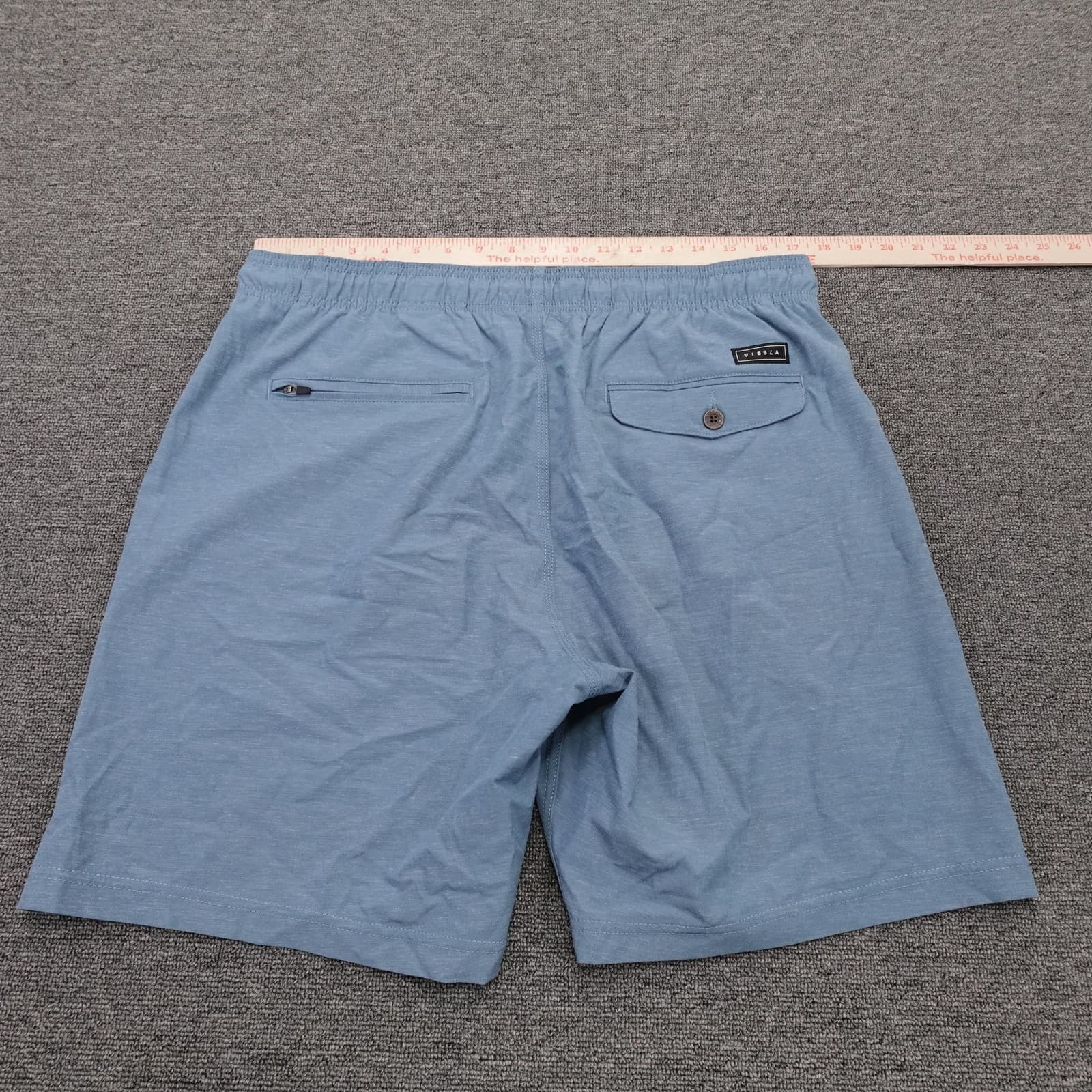 Vissla Swim Shorts Mens XL Blue Solid Quick Dry Stretch Drawstring Pockets - Thumbnail 7