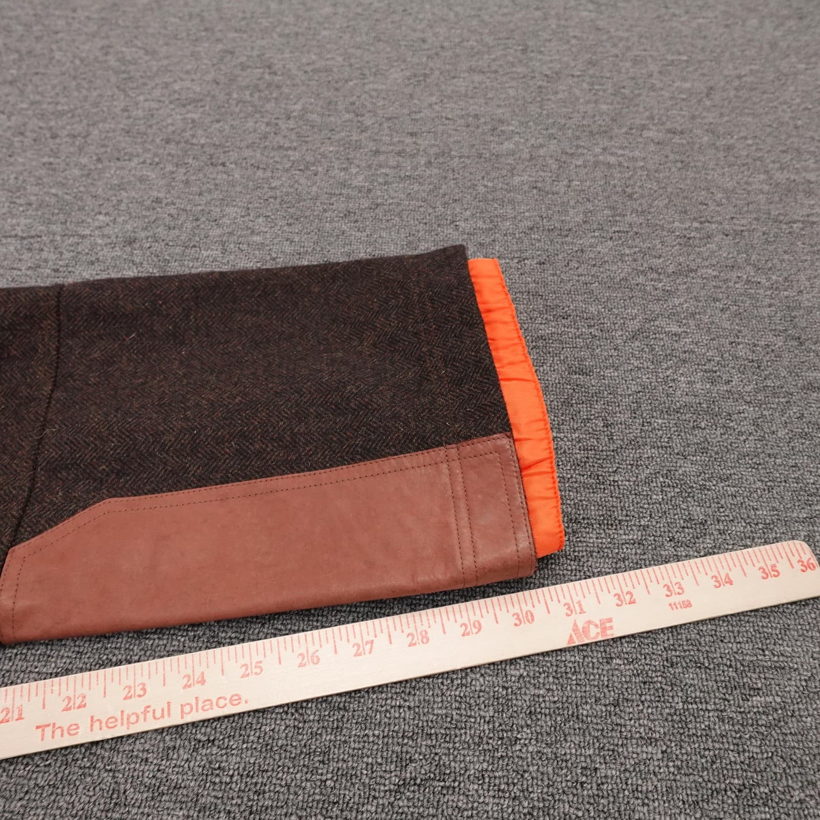 Alps & Meters Snow Pants Mens Large Brown Alpine Winter Trouser Wool Ski - Thumbnail 14