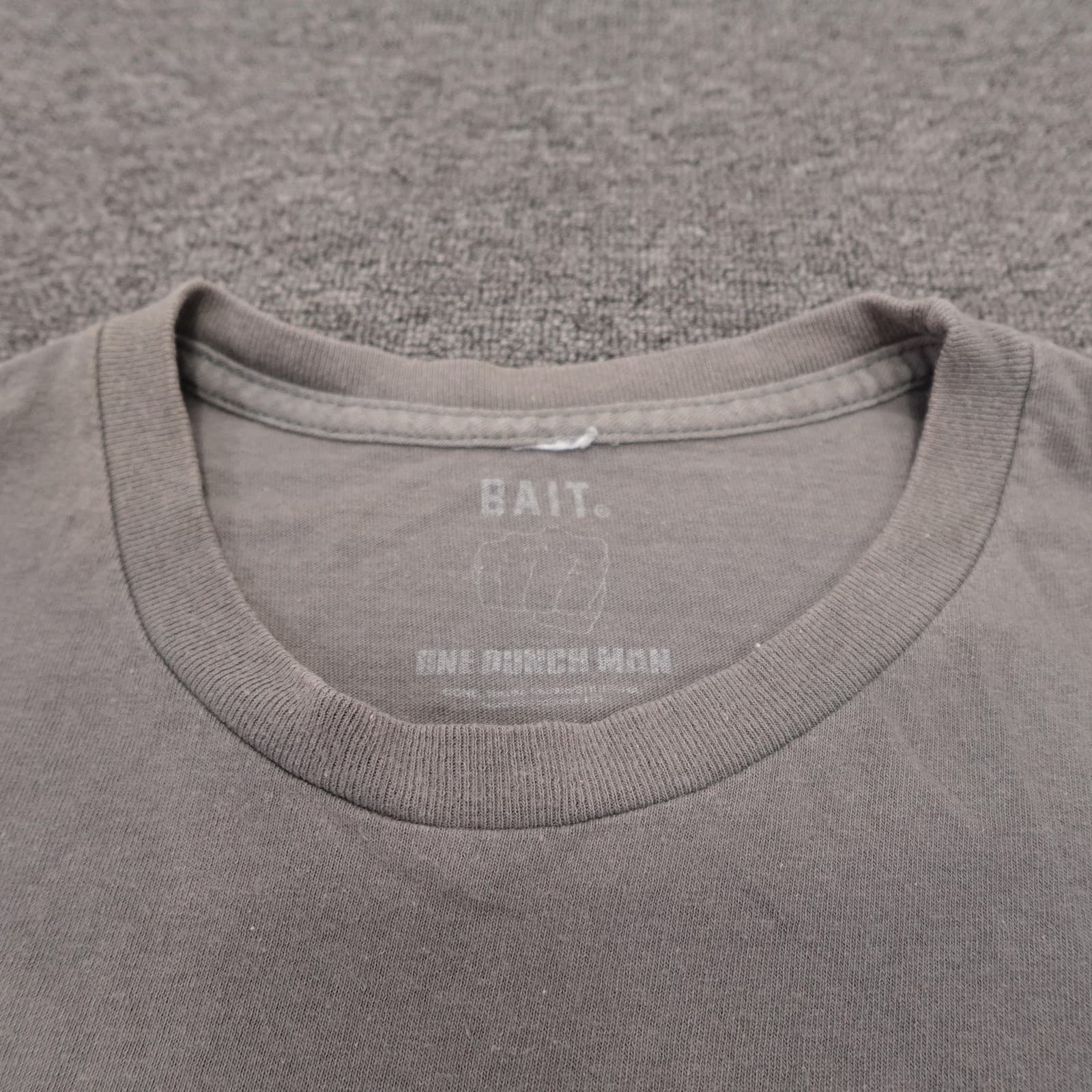 One Punch Man Shirt Mens XL Gray BAIT Saitama Villains Anime Double Sided - Thumbnail 6