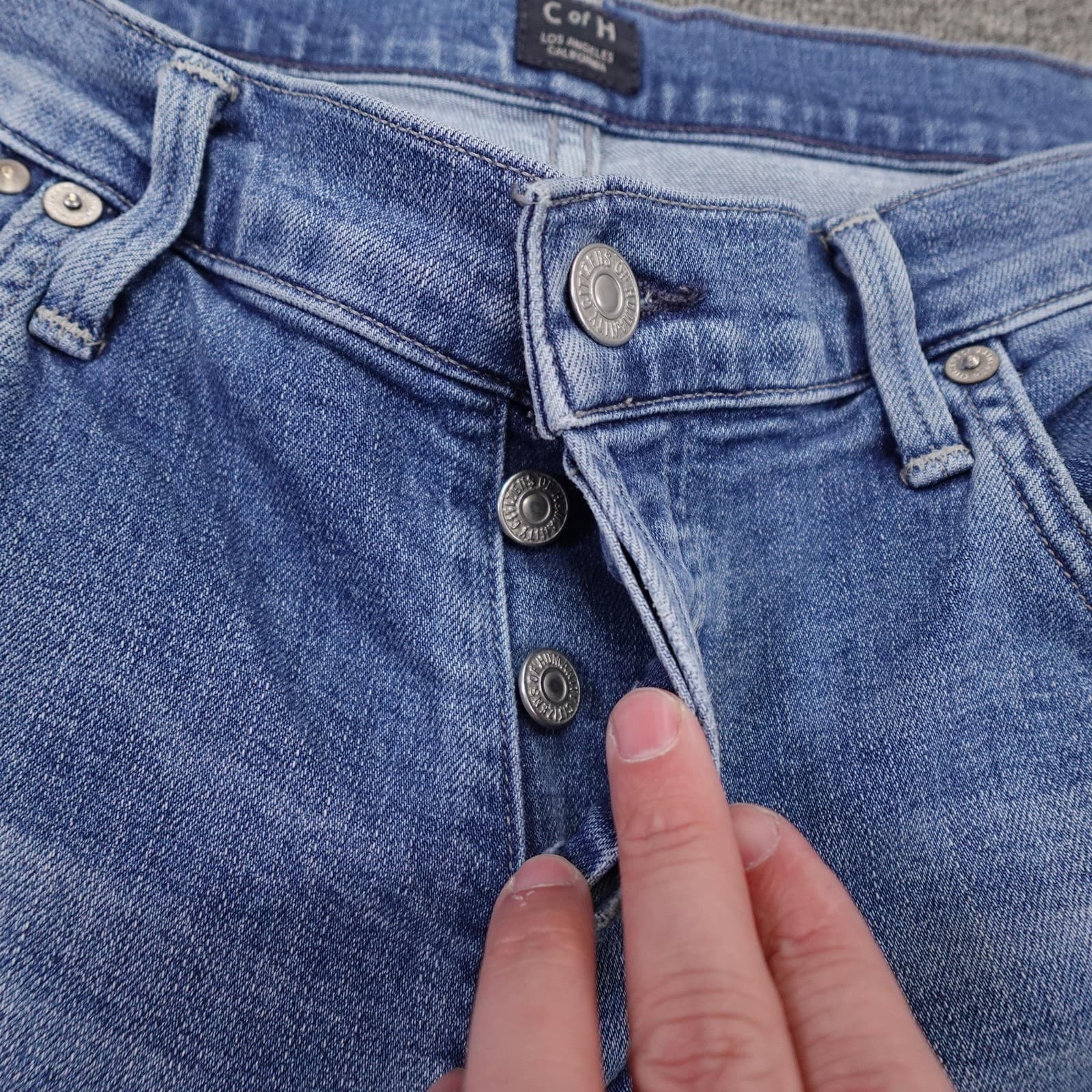 Citizens Of Humanity Emerson Jeans Womens 27 Blue Slim Boyfriend Denim 28x27.5 - Thumbnail 3