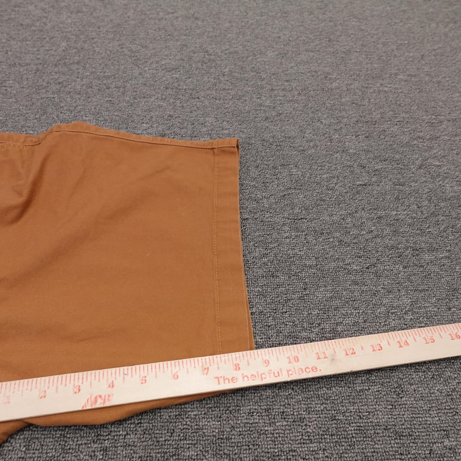 Brahma Shorts Mens 36 Brown Canvas Chino Stretch 11 Inseam Workwear Casual - Thumbnail 7