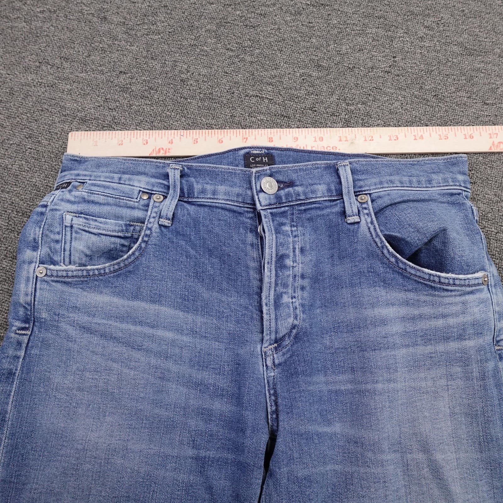 Citizens Of Humanity Emerson Jeans Womens 27 Blue Slim Boyfriend Denim 28x27.5 - Thumbnail 10
