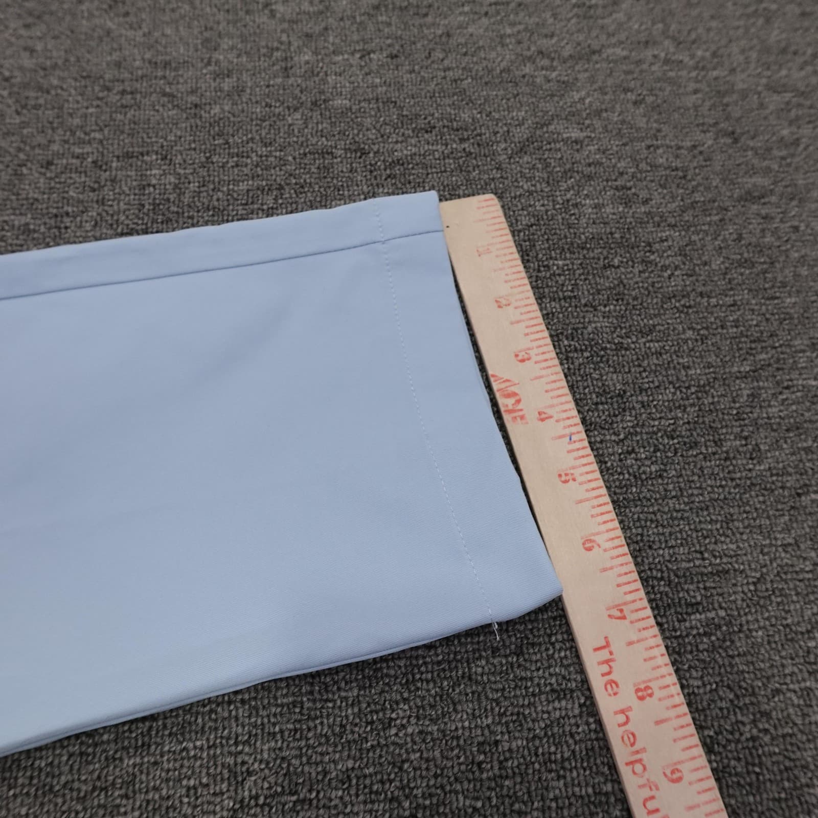 MAELREG Proflex Pants Mens 32x30 Light Blue Microfiber Chino Straight Leg Casual - Thumbnail 10