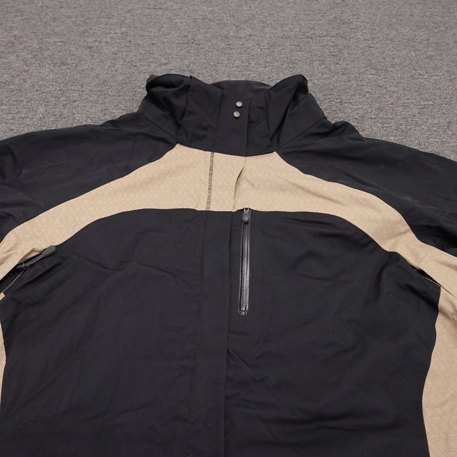 Columbia Titanium Omni-Tech Ski Jacket Womens XL Black Insulated Waterproof - Thumbnail 2