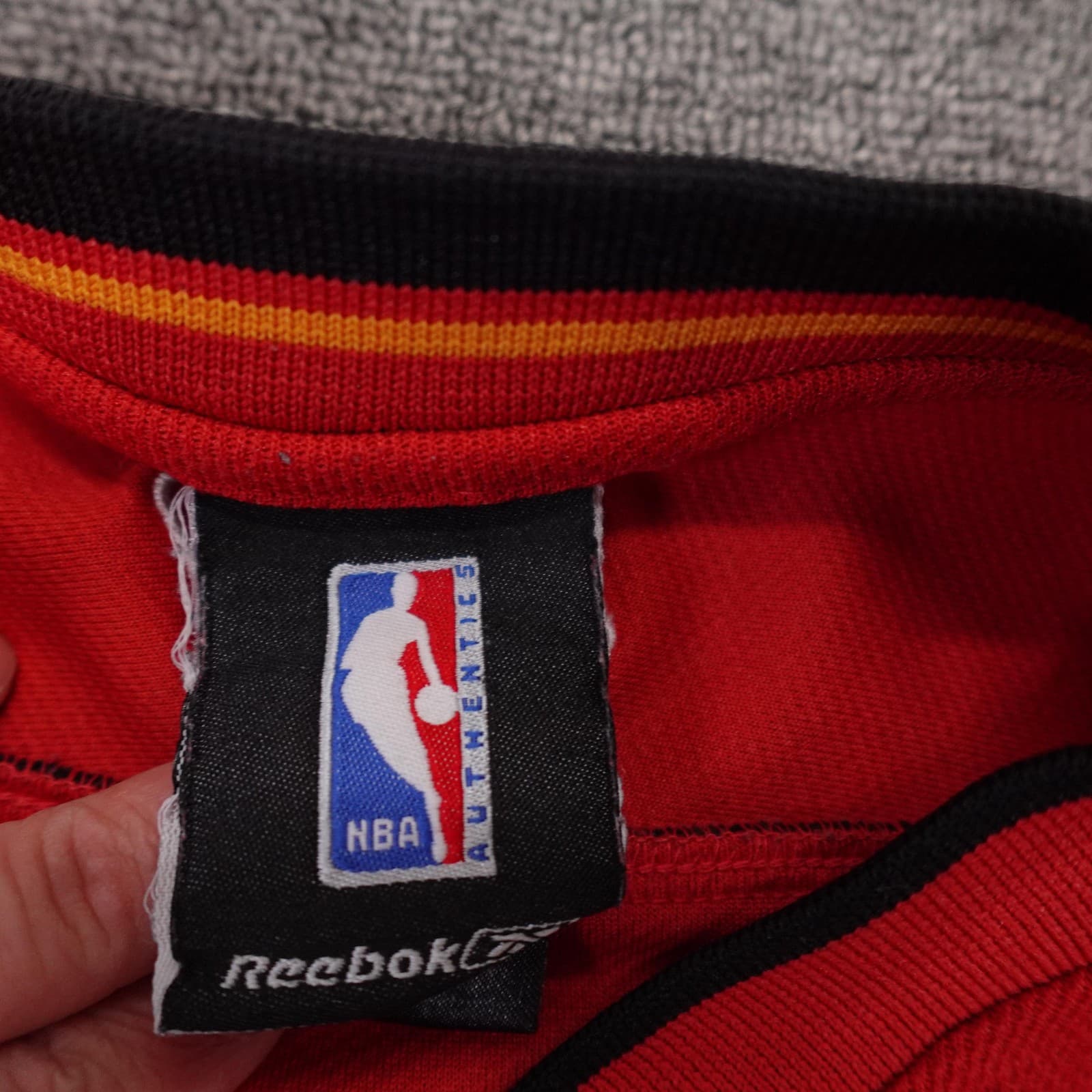 Vintage Miami Heat Jersey Mens XL Red NBA Basketball Reebok Warm Up Pullover - Thumbnail 5