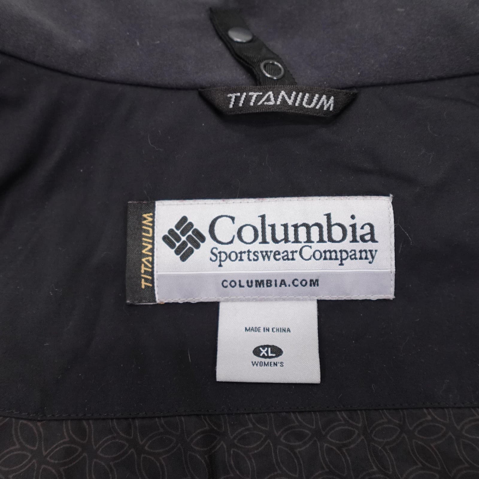 Columbia Titanium Omni-Tech Ski Jacket Womens XL Black Insulated Waterproof - Thumbnail 7