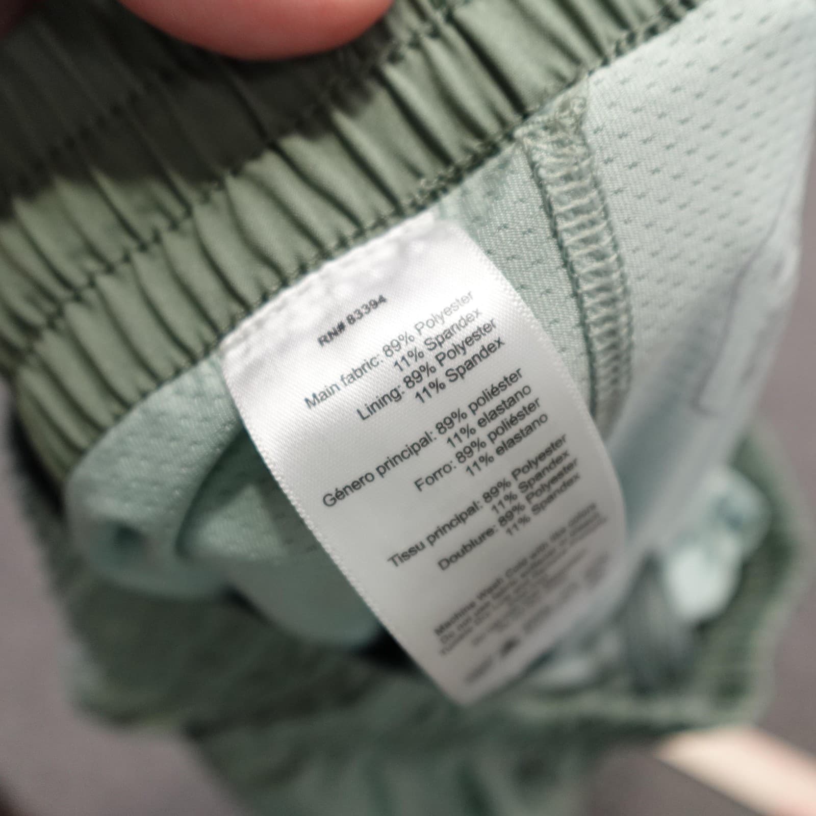ASICS Shorts Womens Small Green Lined 4.5 In Inseam Running Drawstring Pockets - Thumbnail 7